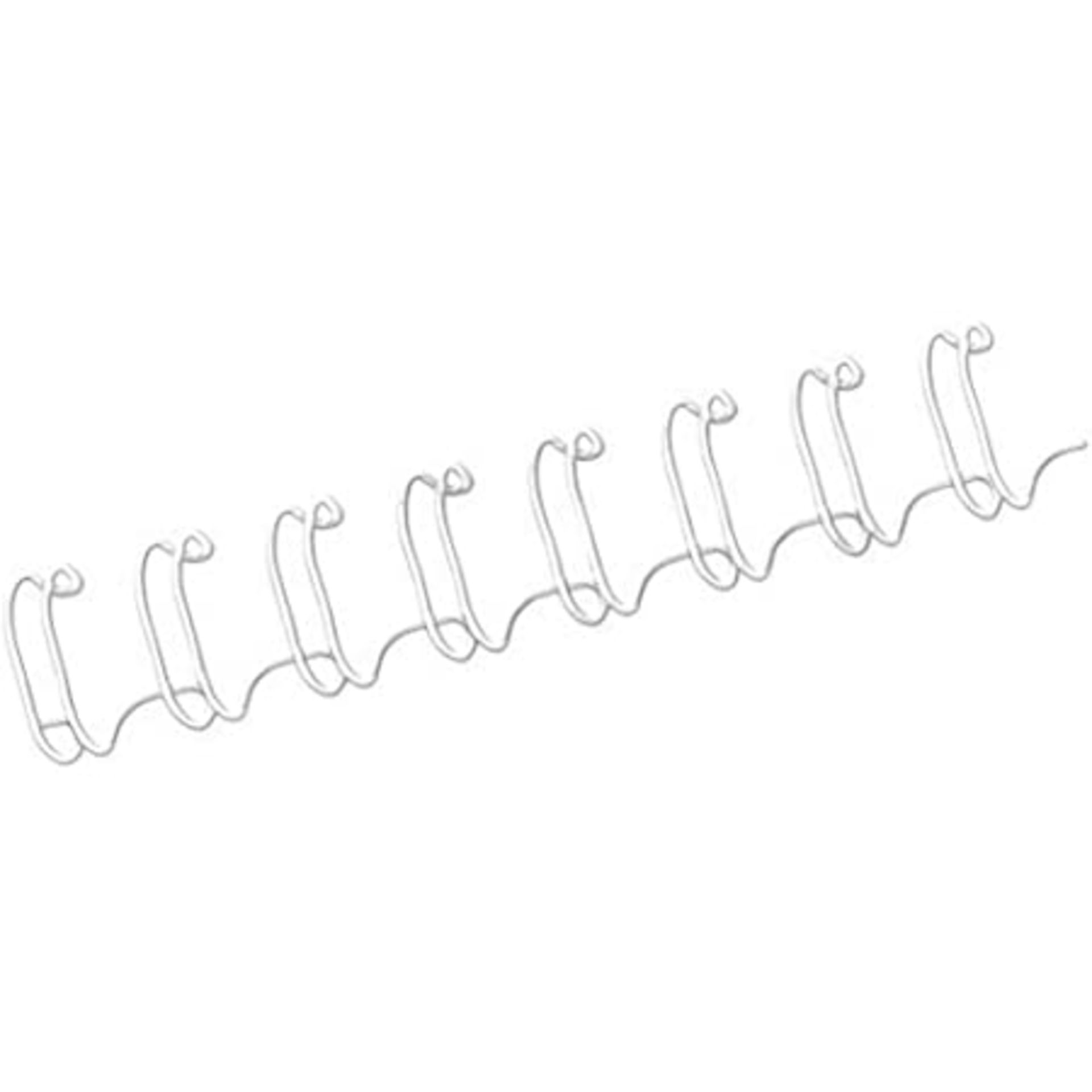 RRP-£13 Fellowes 6mm Wire Binding Combs, 100 Pack - White