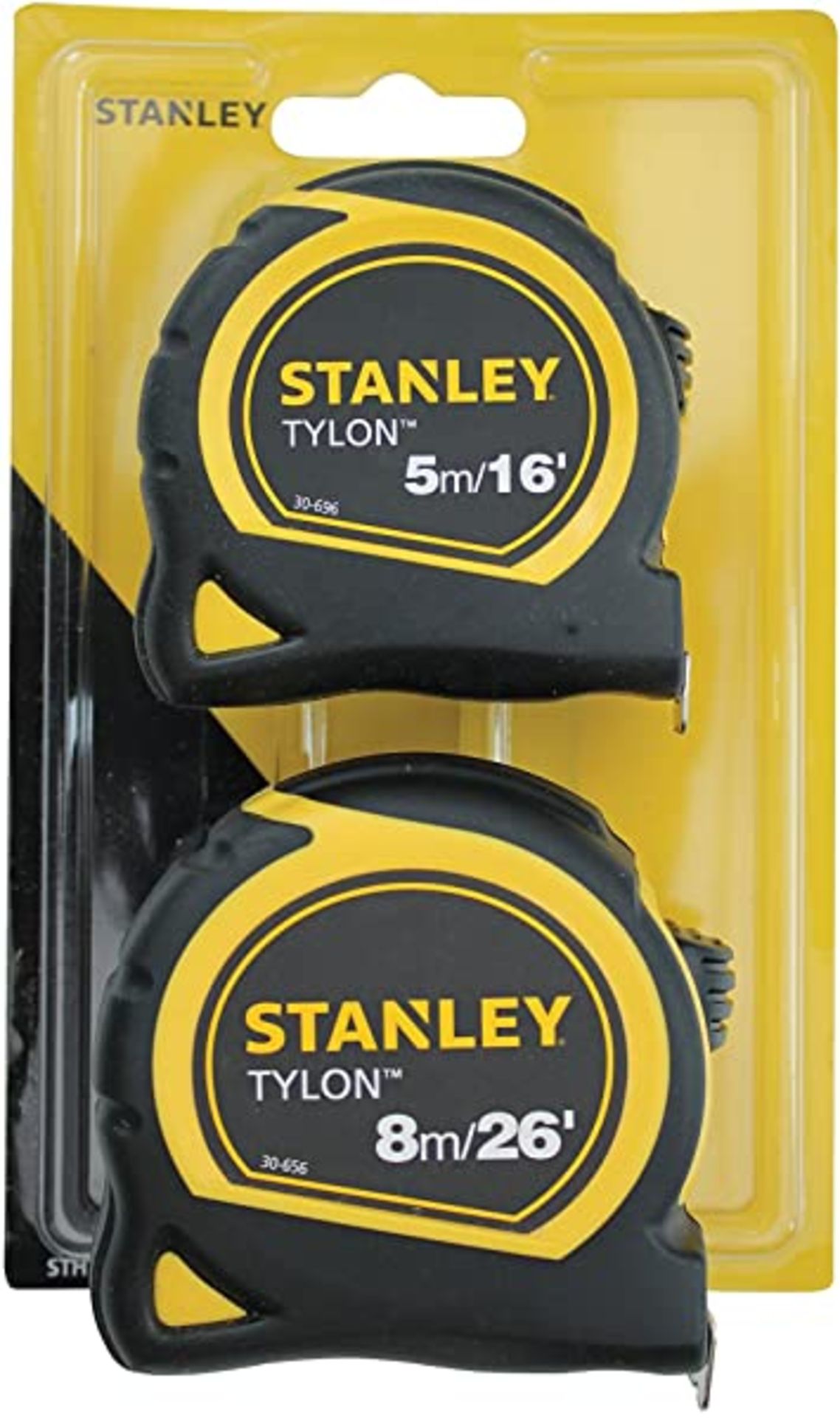 RRP-£11 Stanley STA998985 Pocket Tapes, 5m/16ft & 8m/26ft