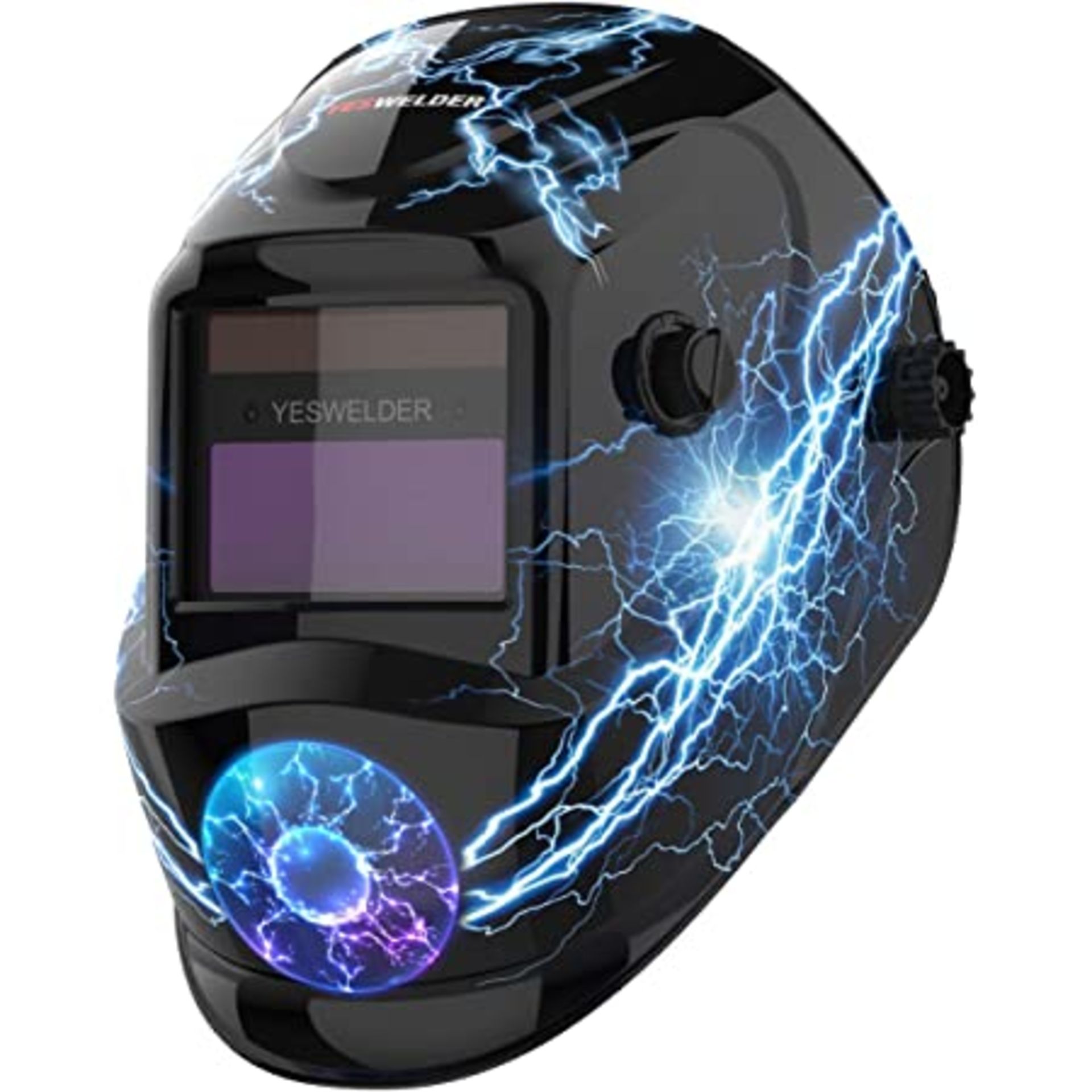 RRP-£58 Large Viewing Welding Helmet True Color Auto Darkening Welding Mask Solar Powered Welder Mas