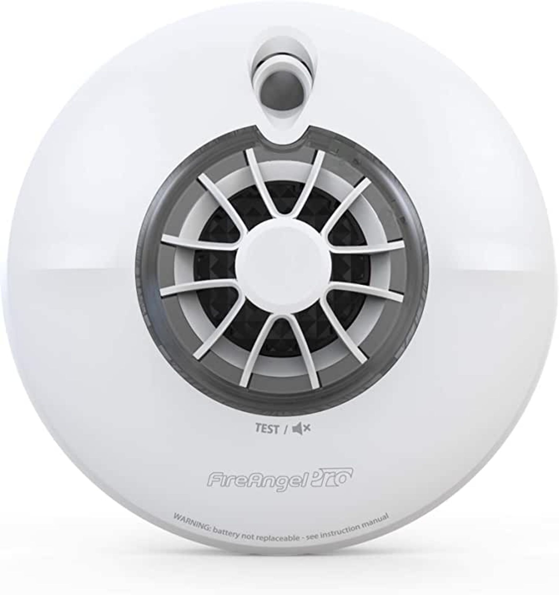 RRP-£60 FireAngel Pro Connected Smart Kitchen Heat Alarm, Battery Powered with Wireless Interlink an