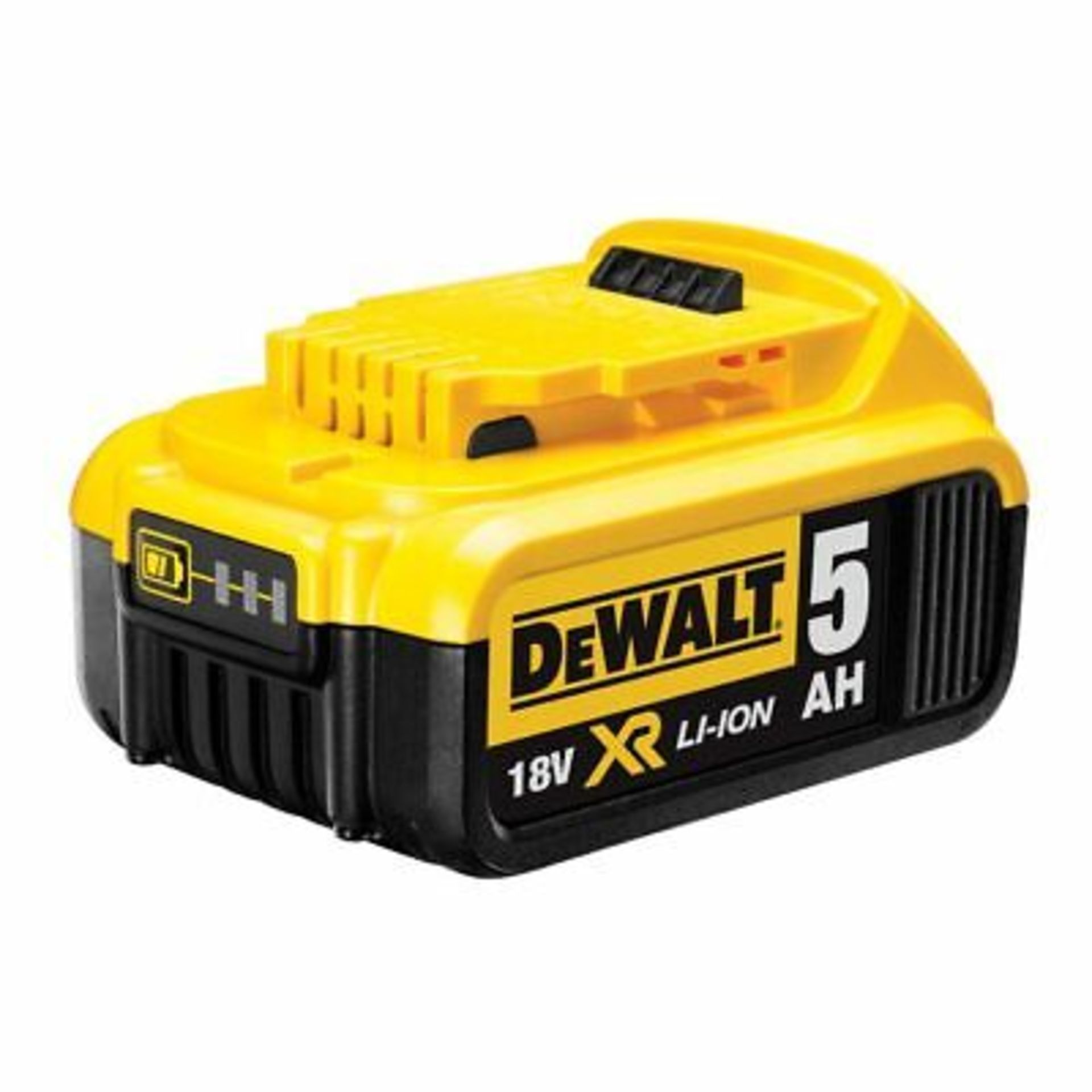 RRP-£79 Dewalt DCB184-XJ XR Lithium-Ion Battery, 5Ah, 18V, Black/Yellow