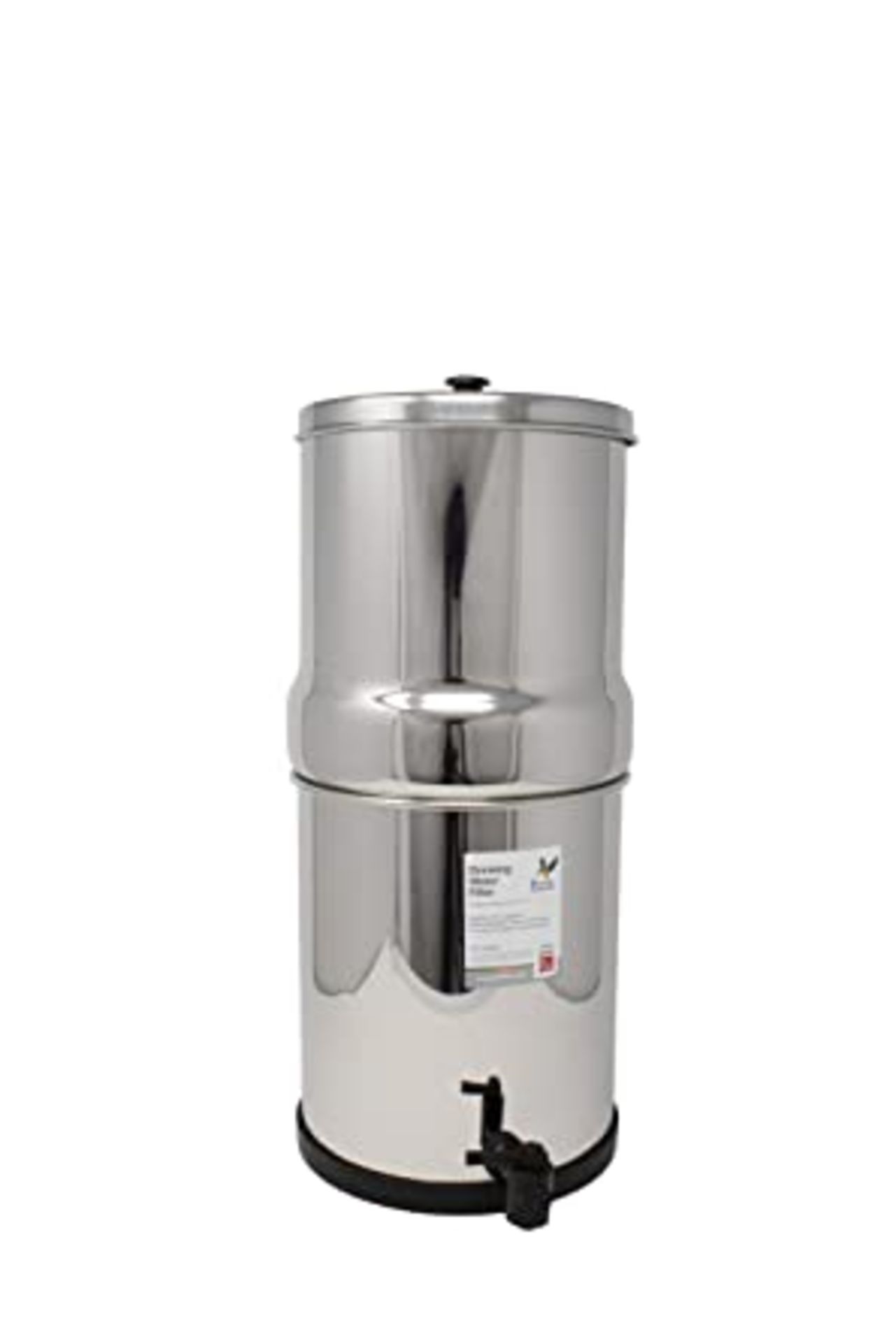 RRP-£108 British Berkefeld Stainless Steel Drinking Water Gravity Filter Housing with 2 Ceramic Ultr