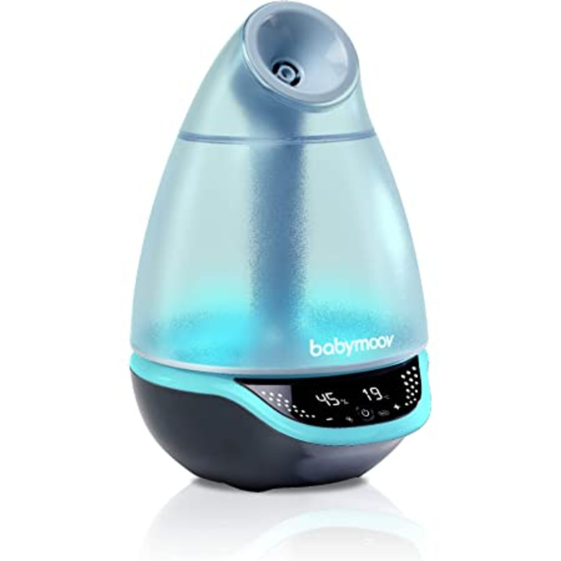 RRP-£90 Babymoov Hygro Plus Humidifier for Baby, Ultrasonic Cool Mist Baby Humidifier with Night Lig