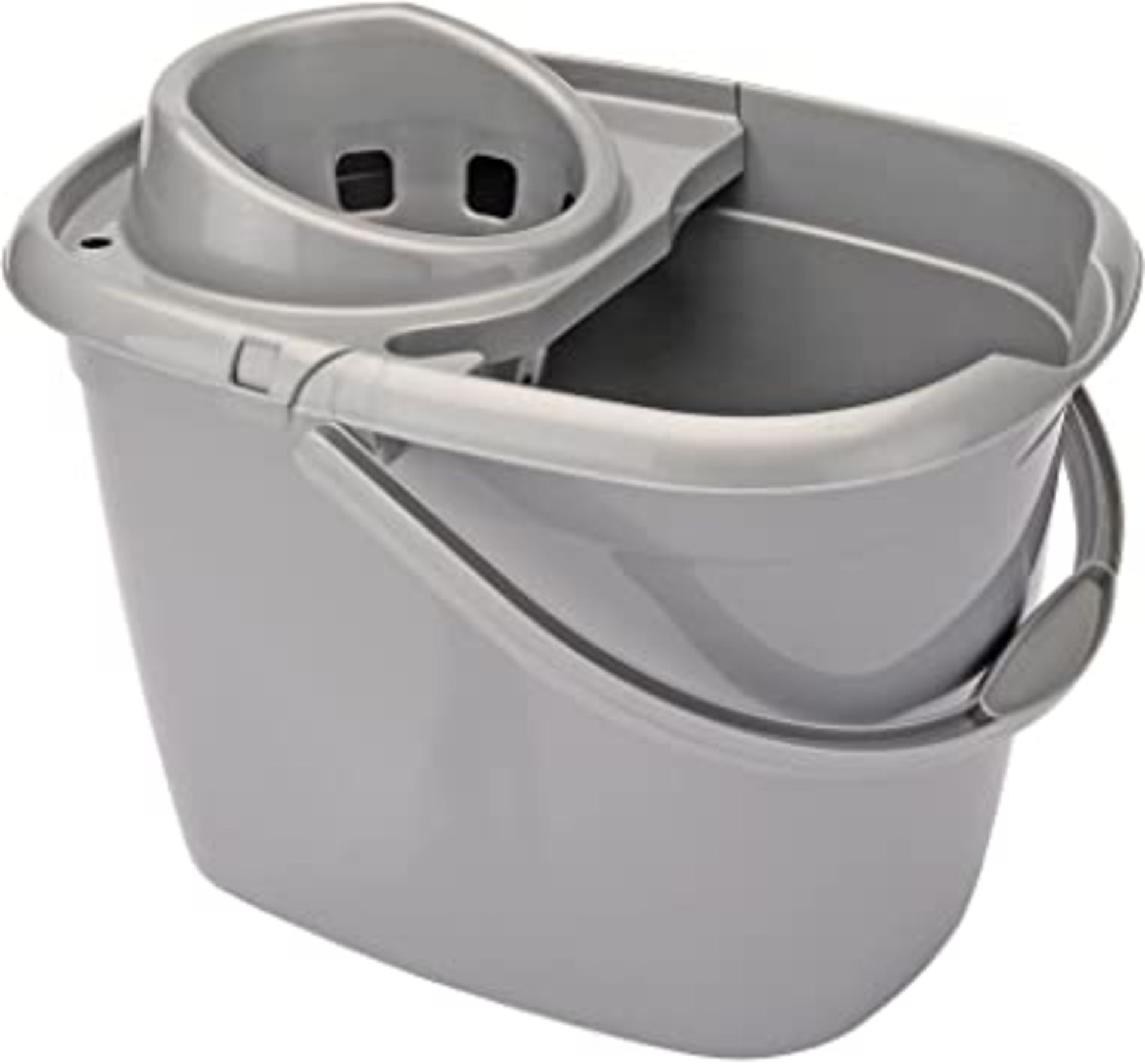 RRP-£5 Draper 24778 Plastic Mop Bucket, 12L, 37.8cm x 30cm x 29cm