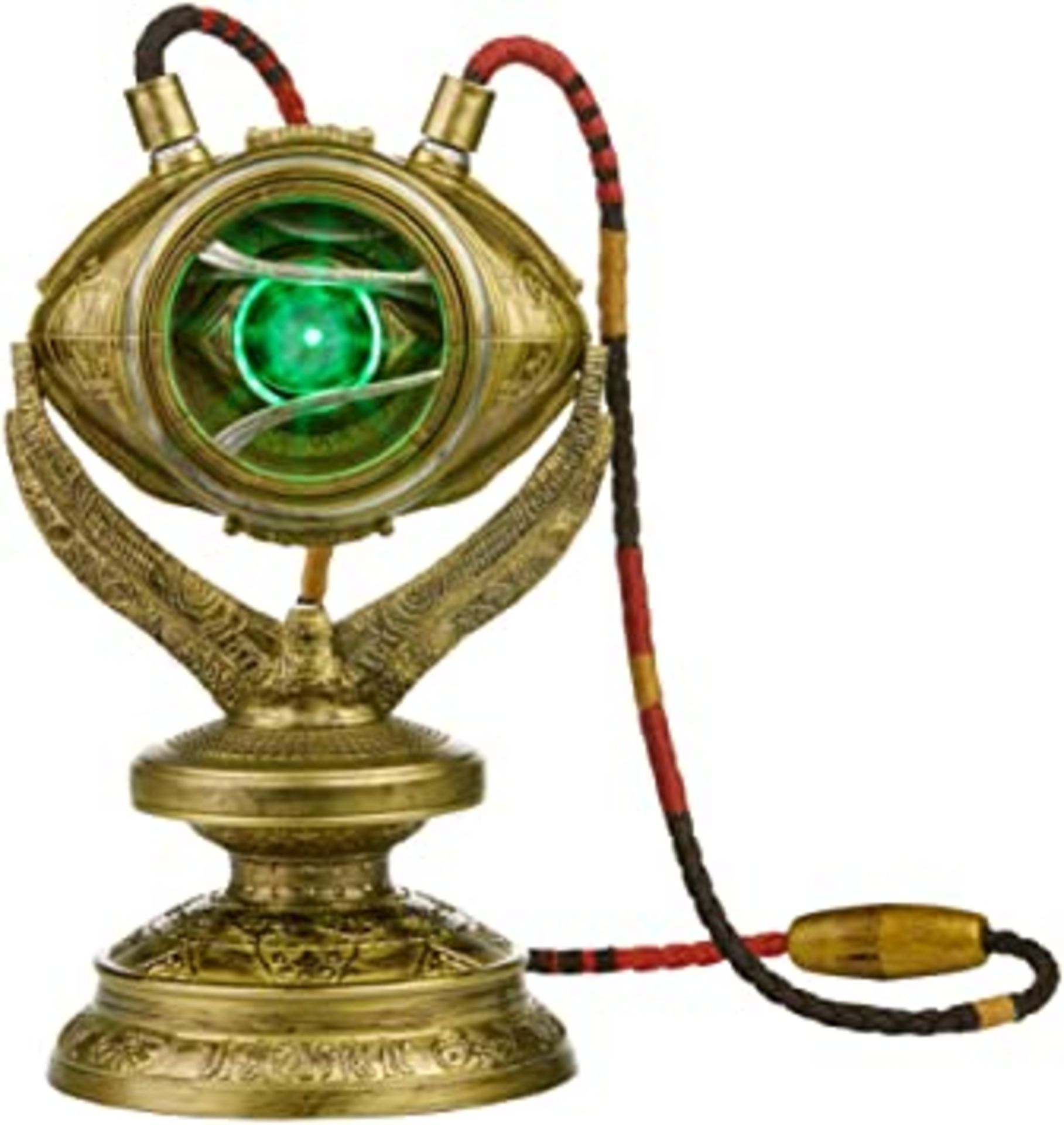 RRP-£70 Marvel Legends Series Doctor Strange, Eye of Agamotto collectible cosplay item, Electronic