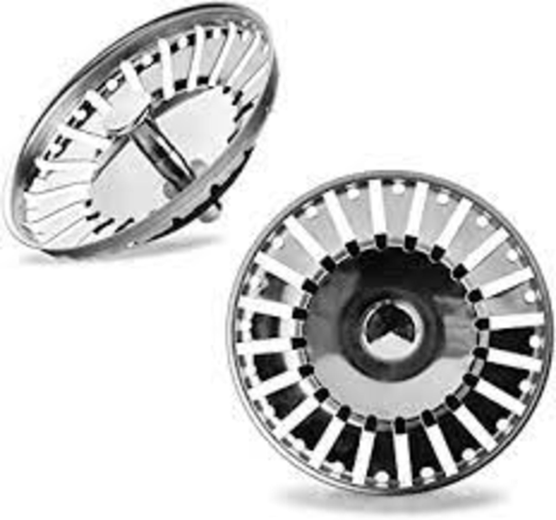 RRP-£6 2pcs Kitchen Drain Sink Strainer Plug, wopin - Stainless Steel Kitchen Sink Strainer Plug Veg