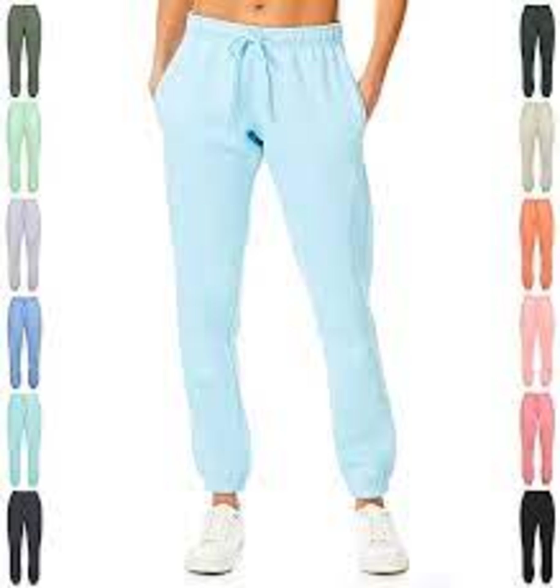 RRP-£10 Light & Shade LCLPNT2006 Women's Pastel & Brights Loungewear Sweatpants Joggers Jogging Pant