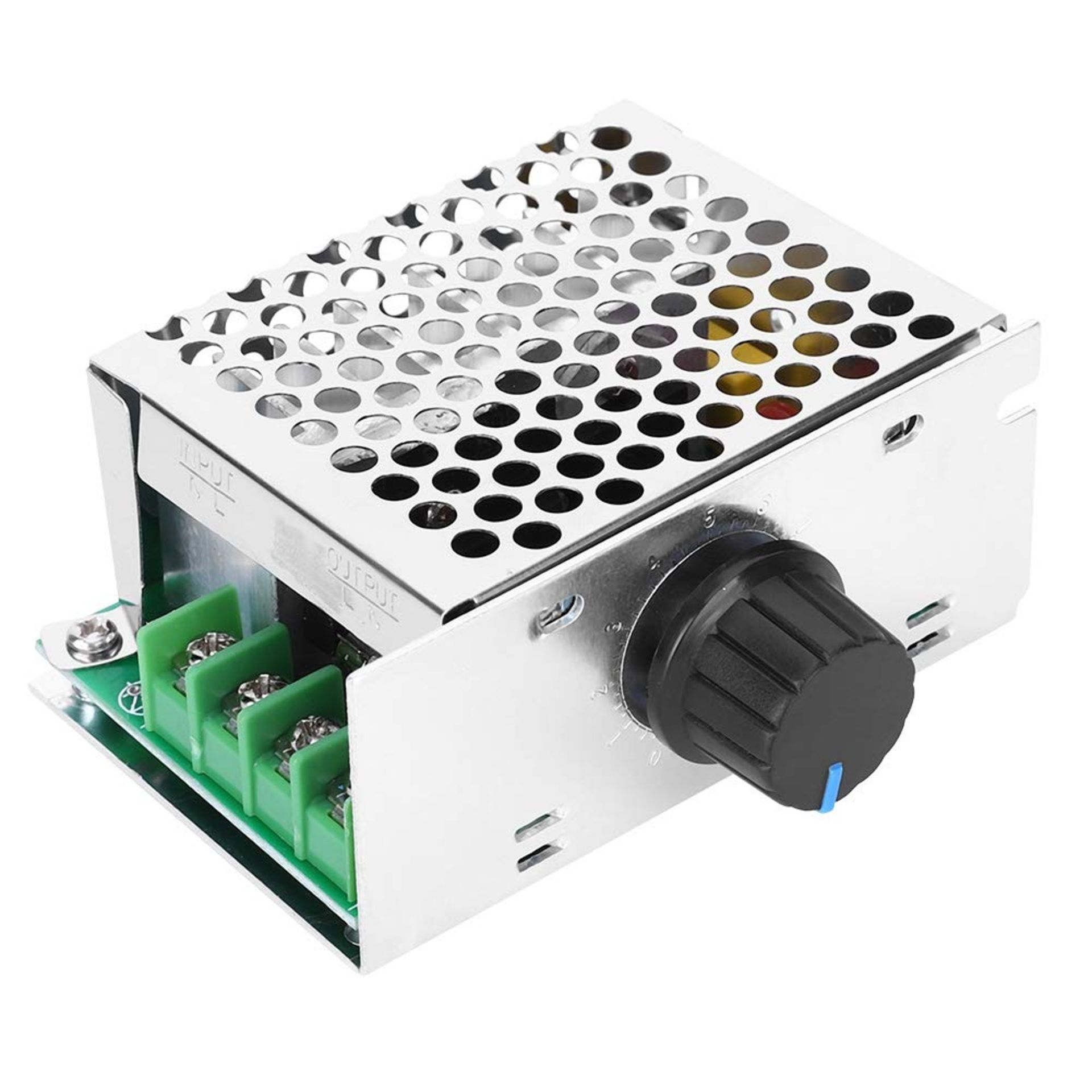 RRP-£9 DC Motor Speed Controller 220VAC Input, DC 10-210V Output, 500W 10A PWM Controller, High Volt