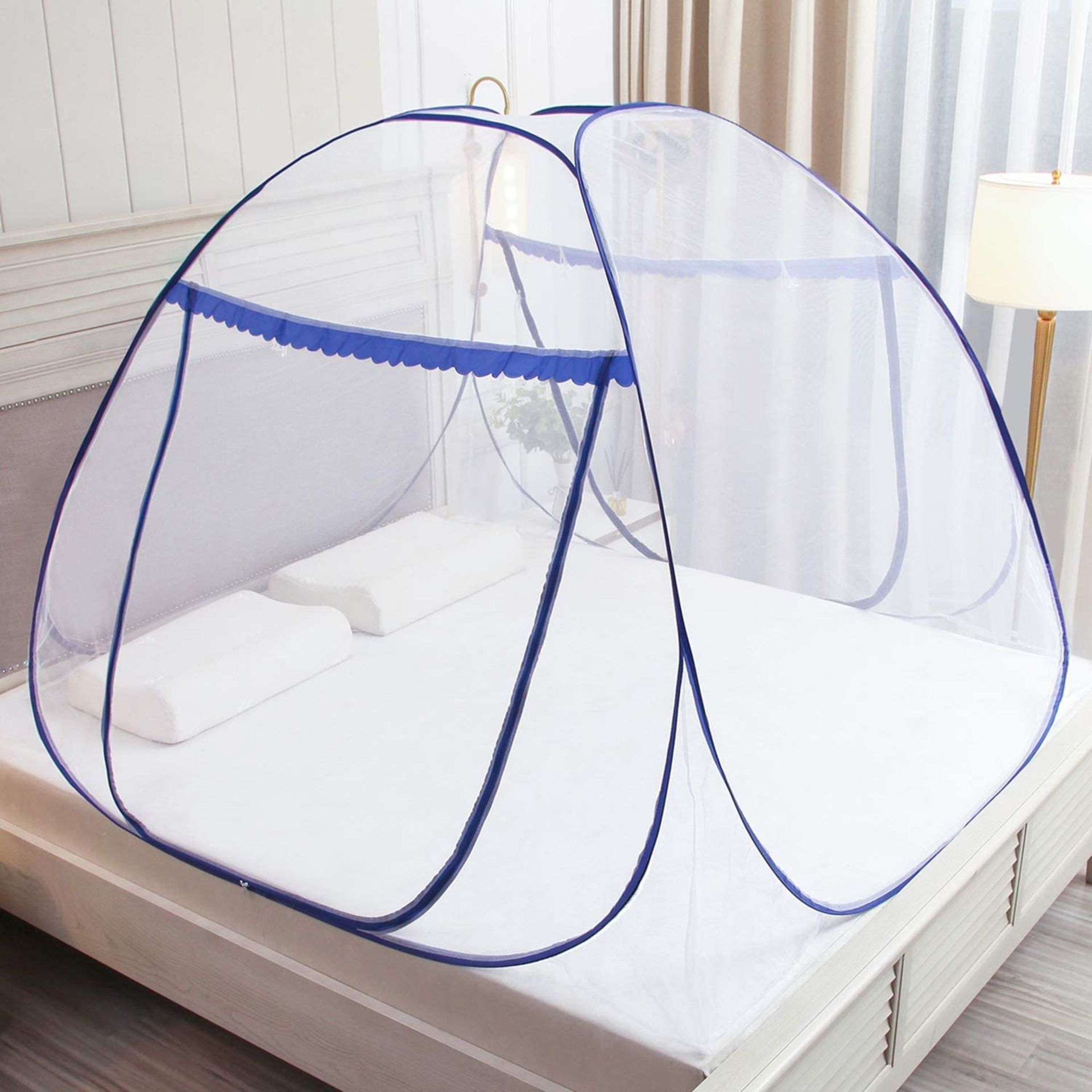 RRP-£11 Travel Mosquito Nets For Double Bed