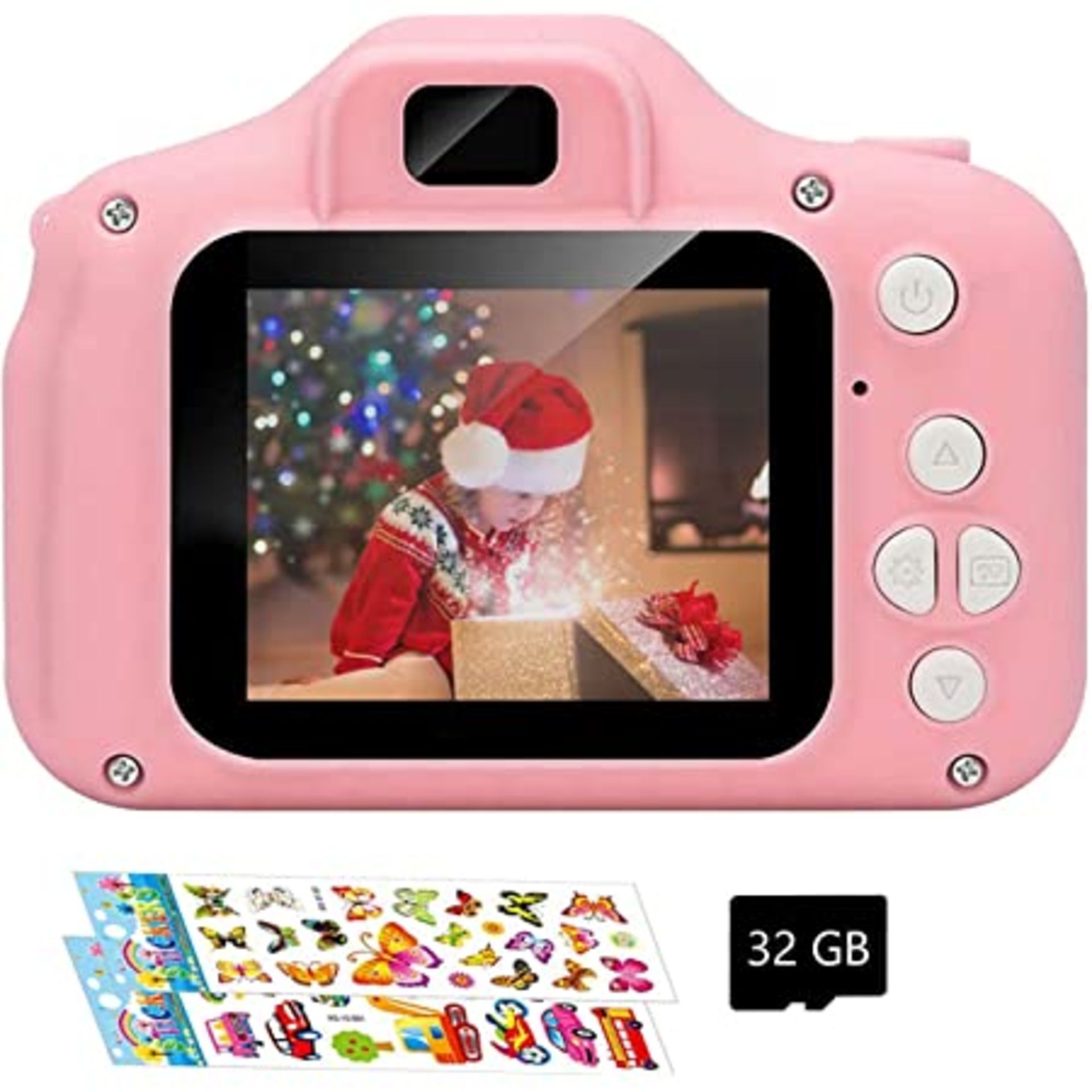 RRP-£19 Hooseng Childrens Camera, Kids Digital Cameras for Girls 1080P Toddler Camera for Kid Gifts