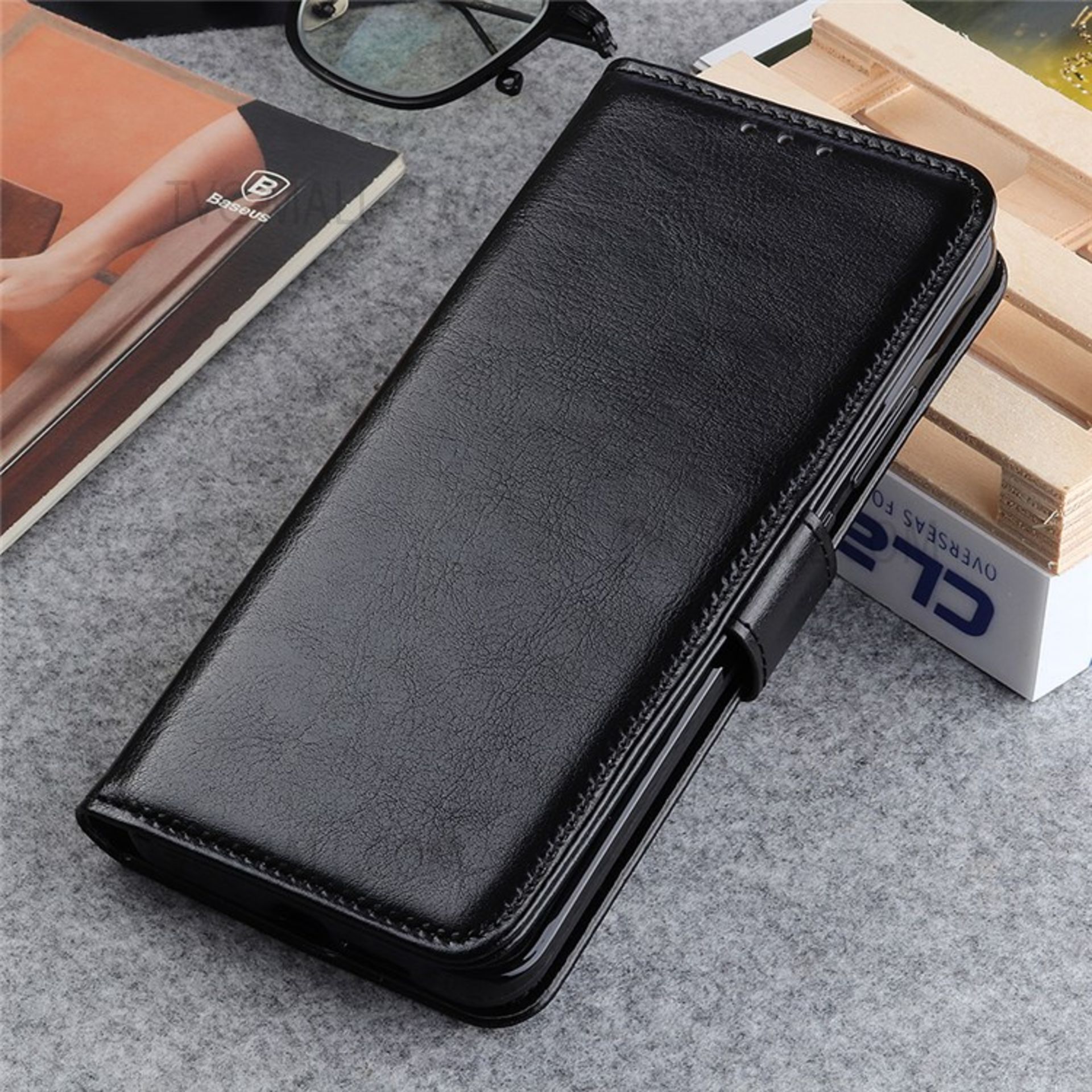 RRP-£34 Samsung Official S22 Ultra Leather Cover Black