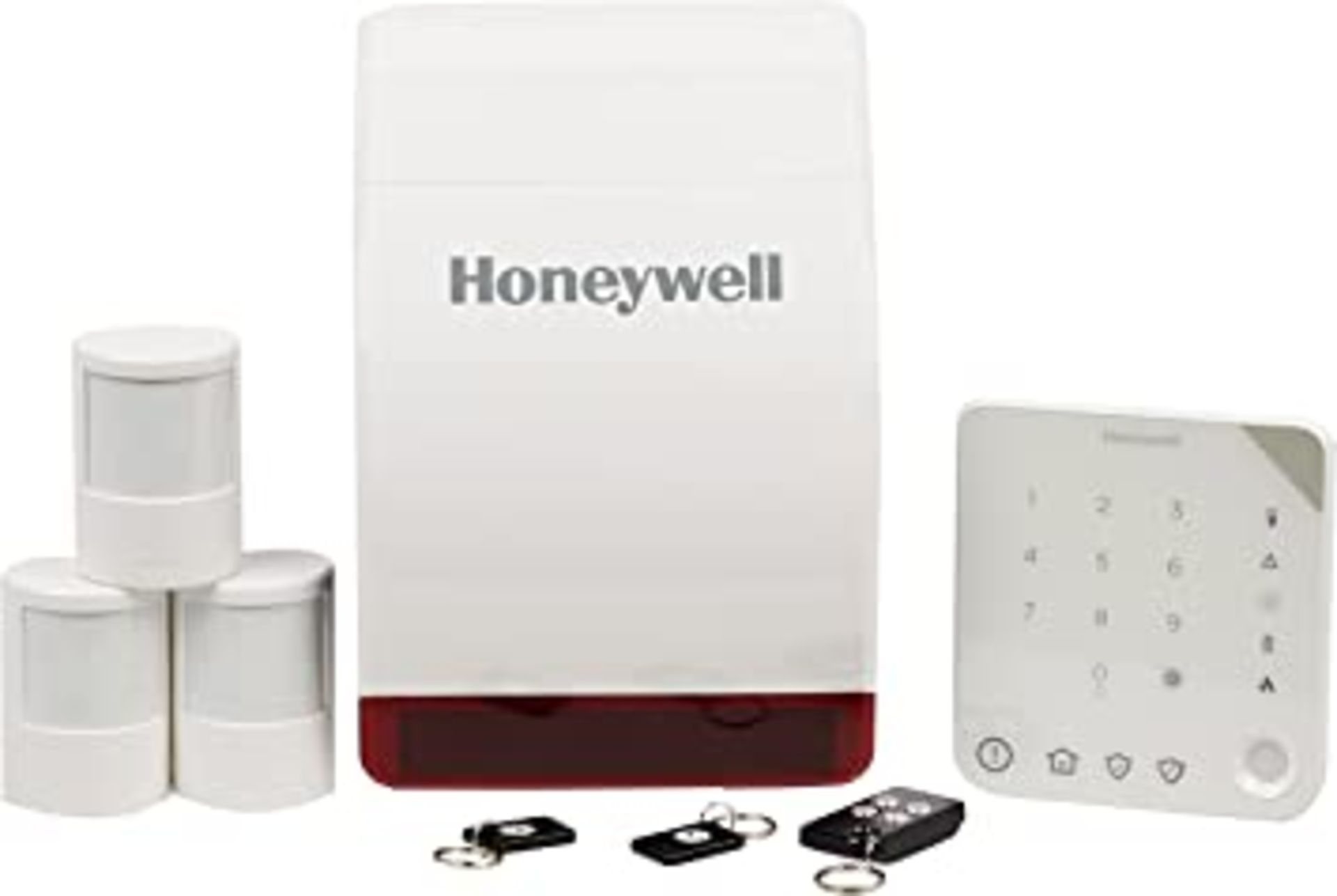 RRP-£141 Honeywell Hs351S Wireless Family Home Alarm with Intelligent Control