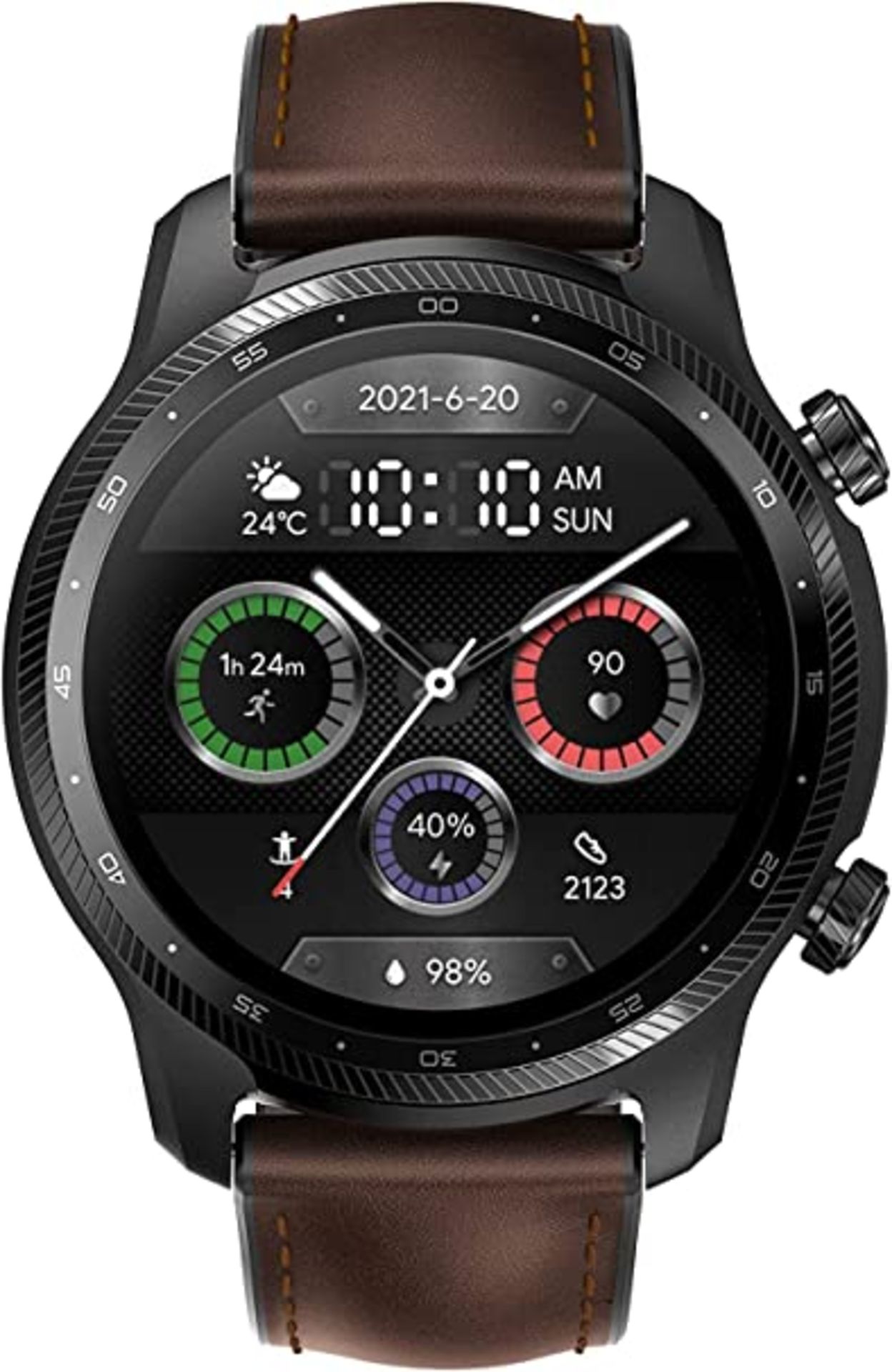 RRP-£264 Ticwatch Pro 3 Ultra 4G/LTE Smartwatch, Cellular Connectivity by Vodafone OneNumber, Qualco