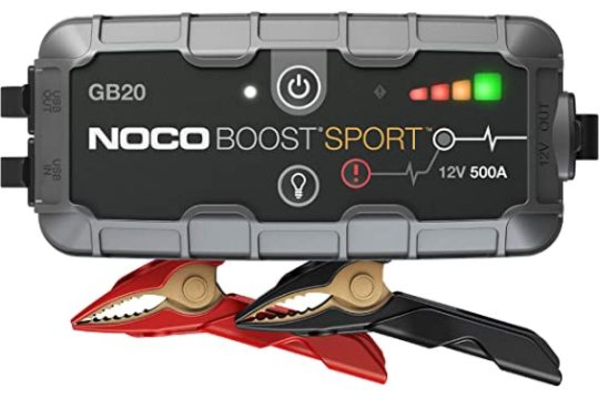 RRP-£88 NOCO Boost Sport GB20 500A 12V UltraSafe Portable Lithium Jump Starter, Car Battery Booster