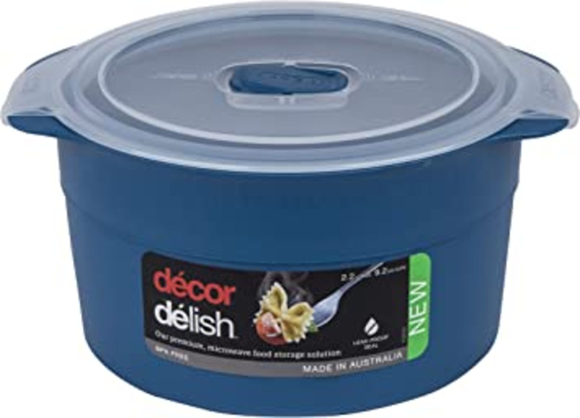 RRP-£5 DÃ©cor Delish Premium Food Storage Container Microwave Safe Plastic Container Which is Dishwa