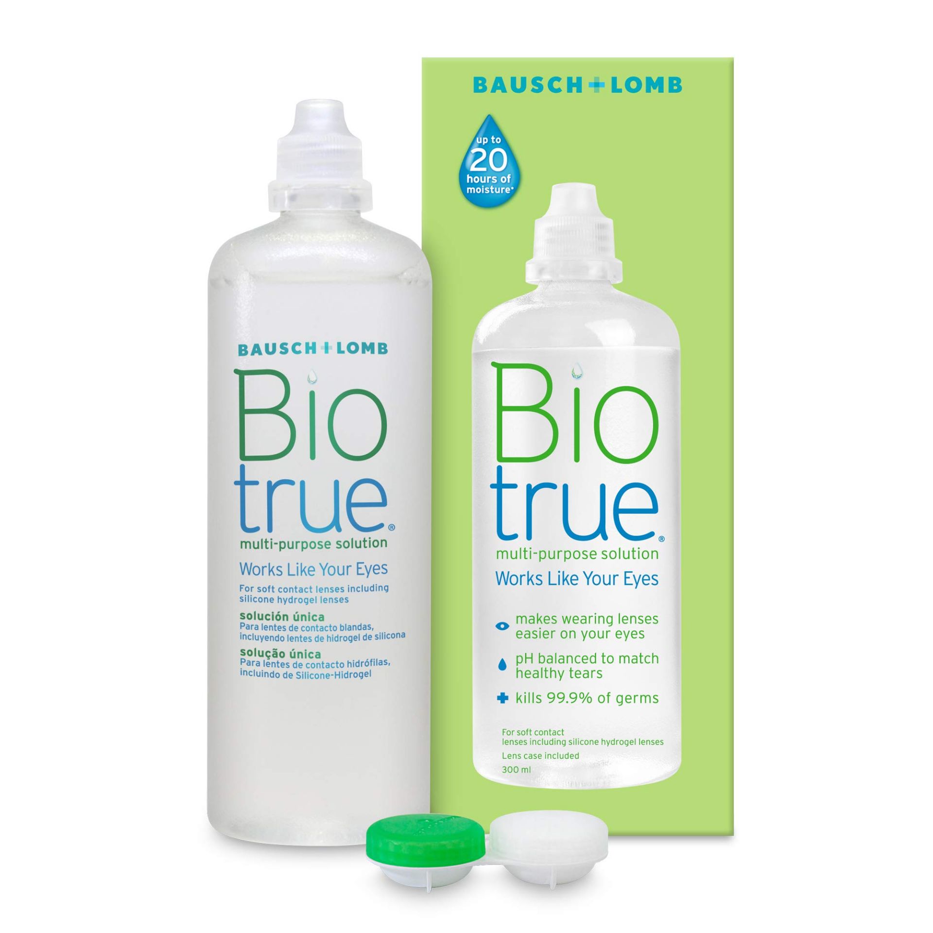 RRP-£9 Biotrue Multi-Purpose Contact Lens Solution, 300 ml - RRP-£9 Cushions and Rehydrates Soft Con