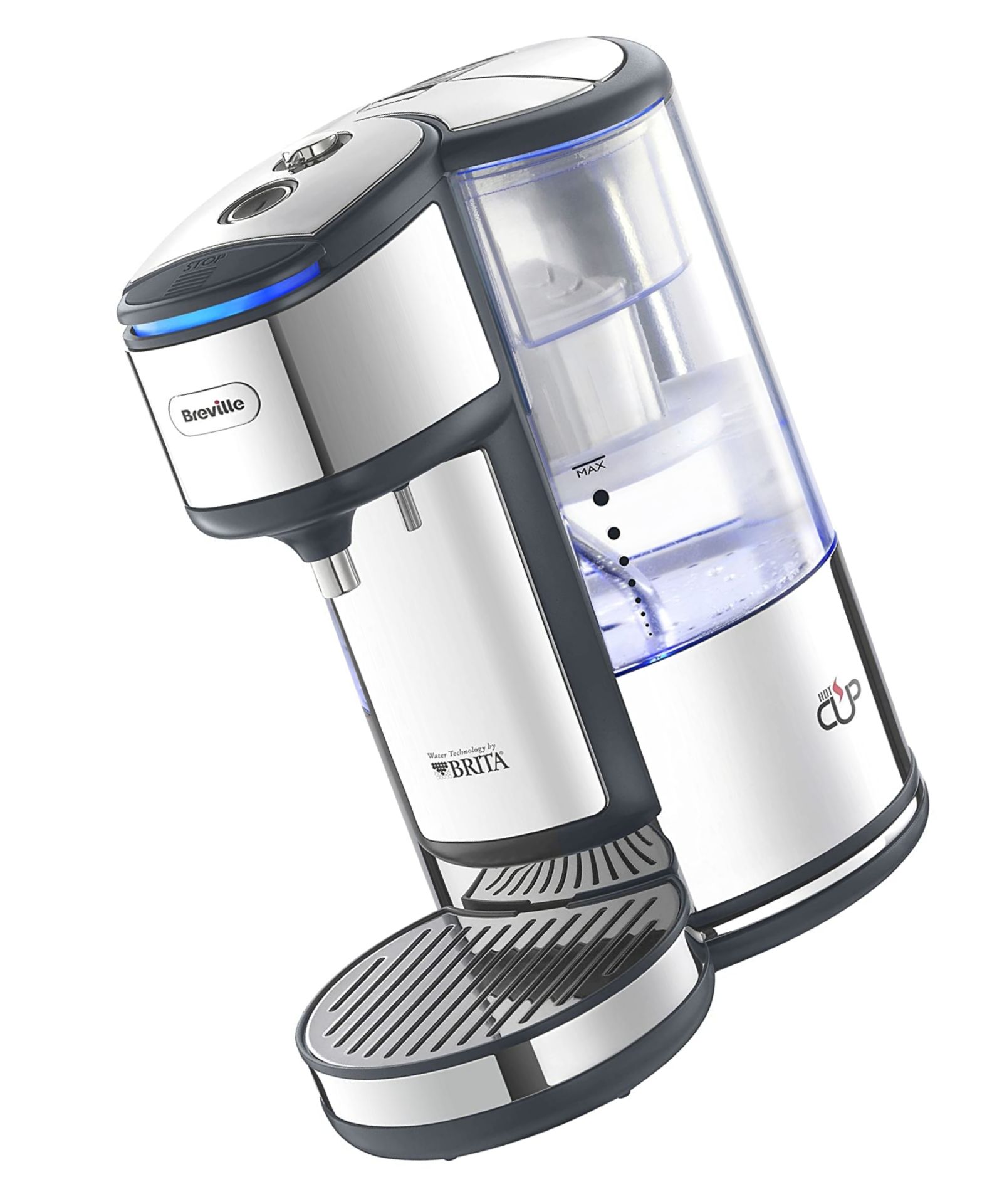 RRP-£71 Breville BRITA HotCup Hot Water Dispenser | With integrated water filter | 3kW Fast Boil & V