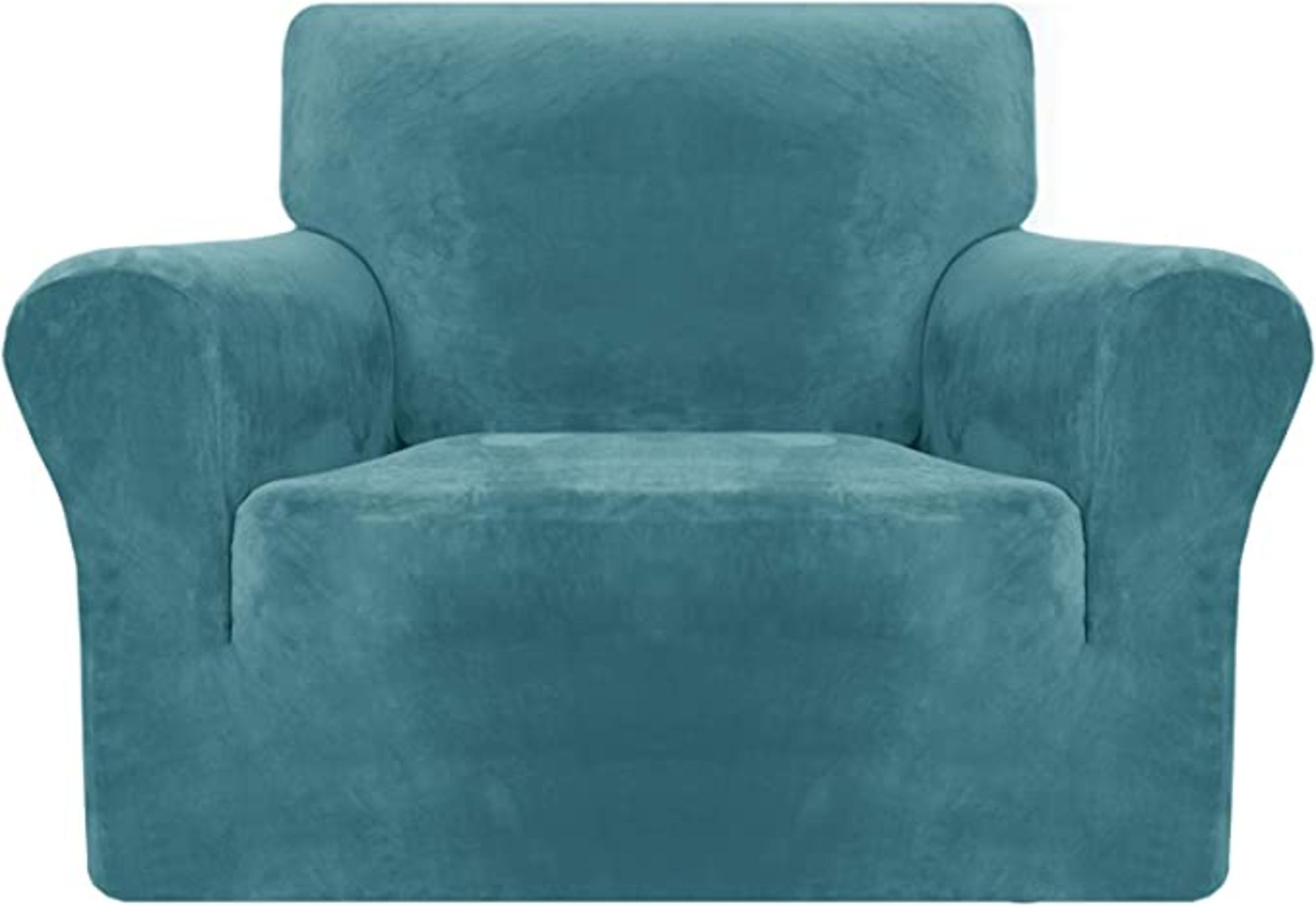 RRP-£22 MAXIJIN Thick Velvet Chair Covers for Armchairs Super Stretch Non Slip Sofa Cover 1 Seater D