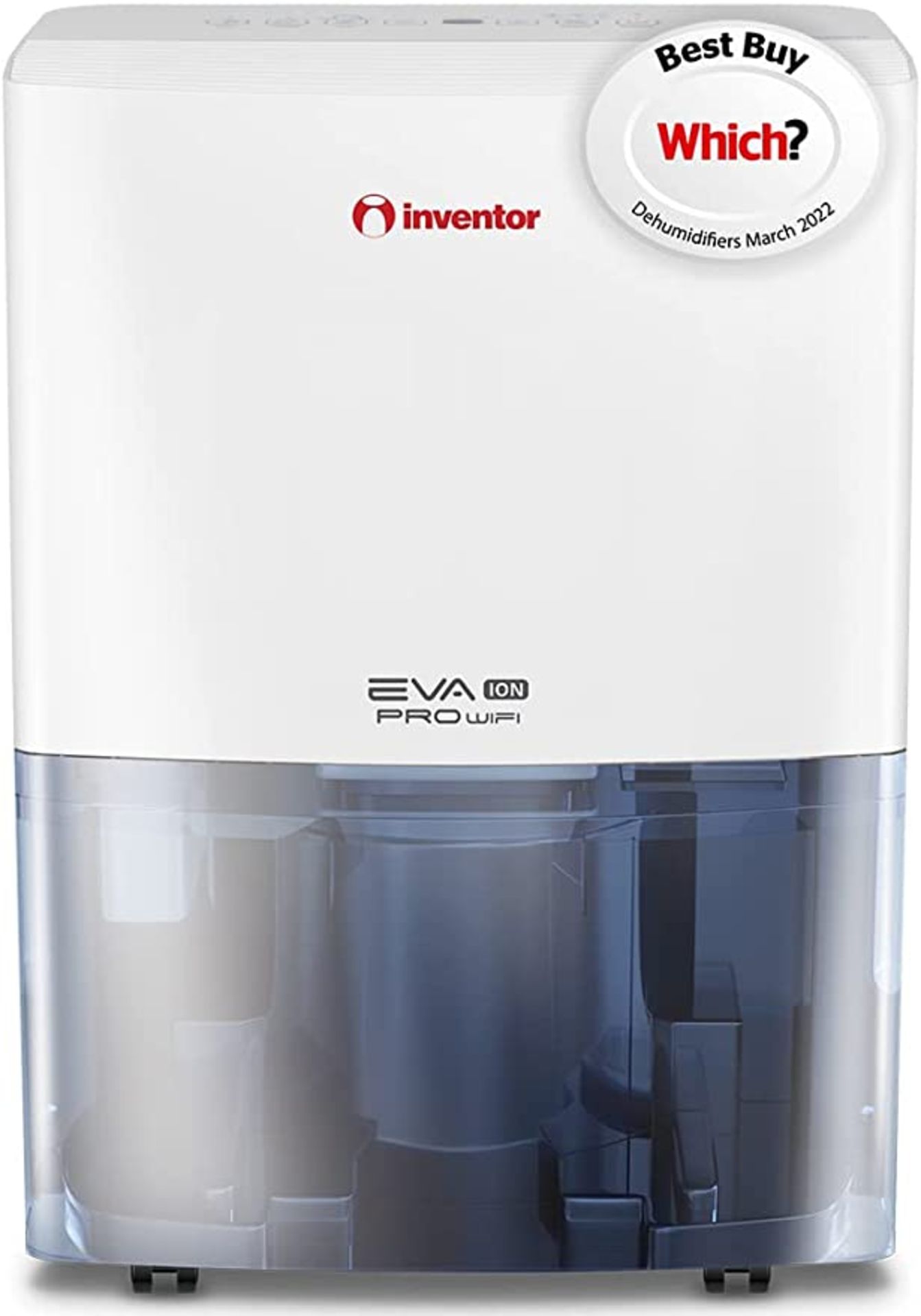 RRP-£160 Inventor EVA ION PRO Wi-Fi 20L Dehumidifier,"Which?" Awarded, Wi-Fi, Ioniser for Healthy Ai