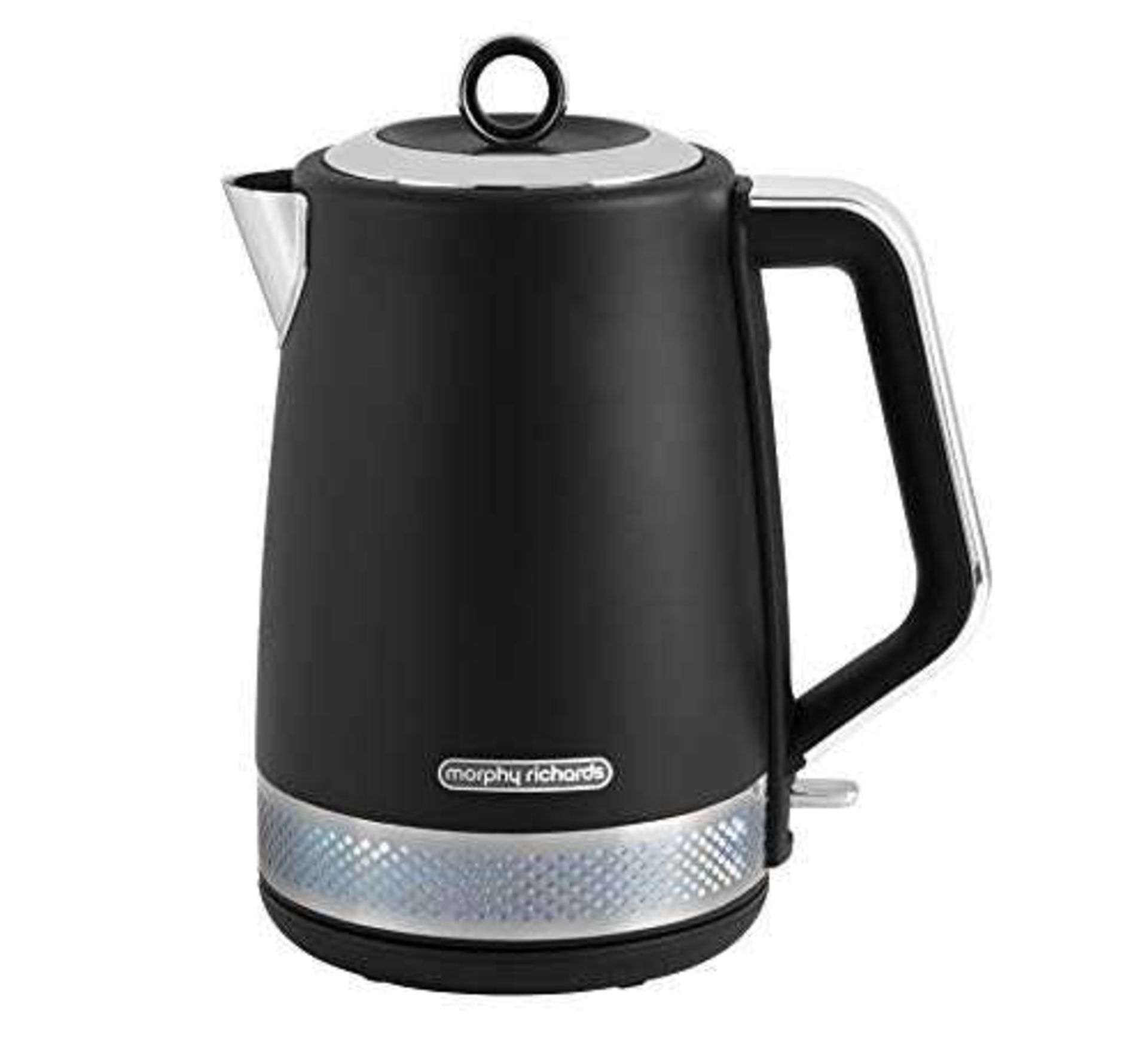 RRP-£45 Morphy Richards 108020 Illumination Jug Kettle, 1.7 liters, Black