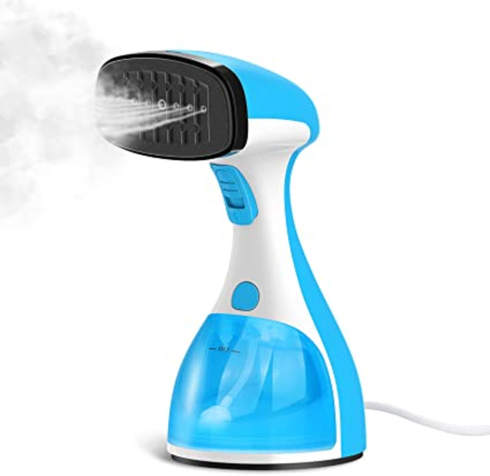 RRP-£22 Clothes Steamer, Garment Steamer Clothing 1600W, 25s Fast Heat-up, 320ML Large Capacity Wate