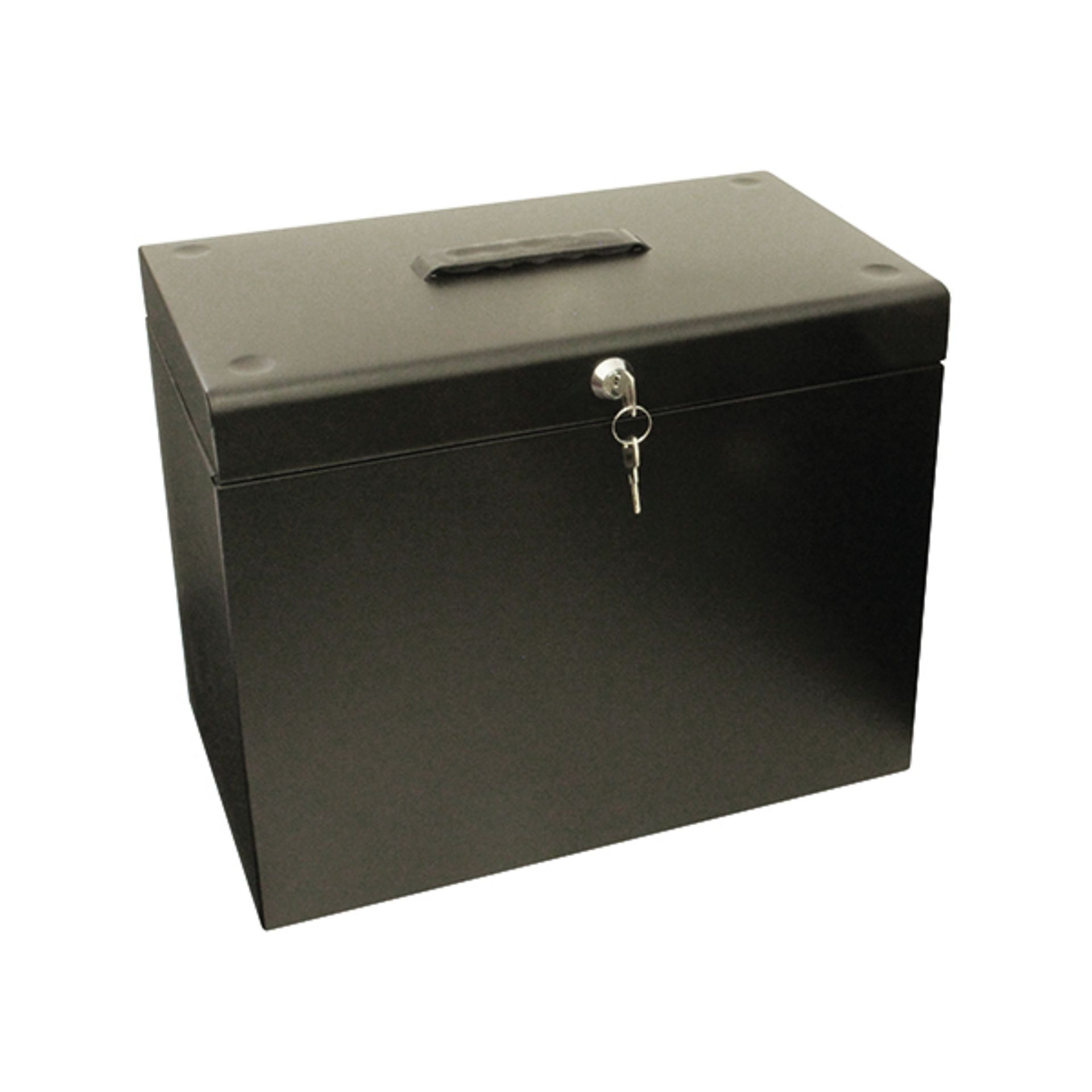 RRP-£20 Cathedral Metal home file A4 (black)