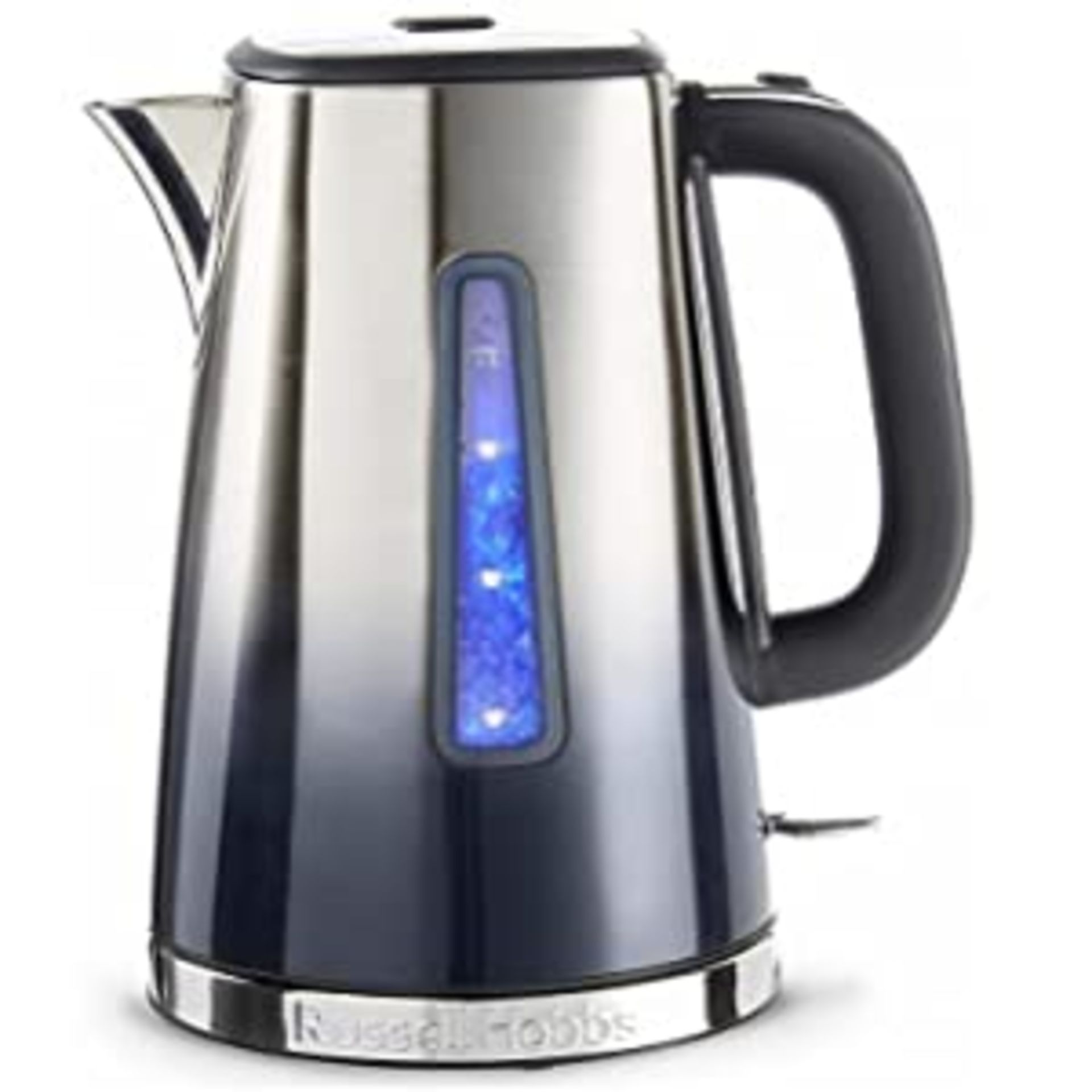 RRP-£54 Russell Hobbs 25111 Eclipse Polished Stainless Steel and Midnight Blue Ombre Electric Kettle