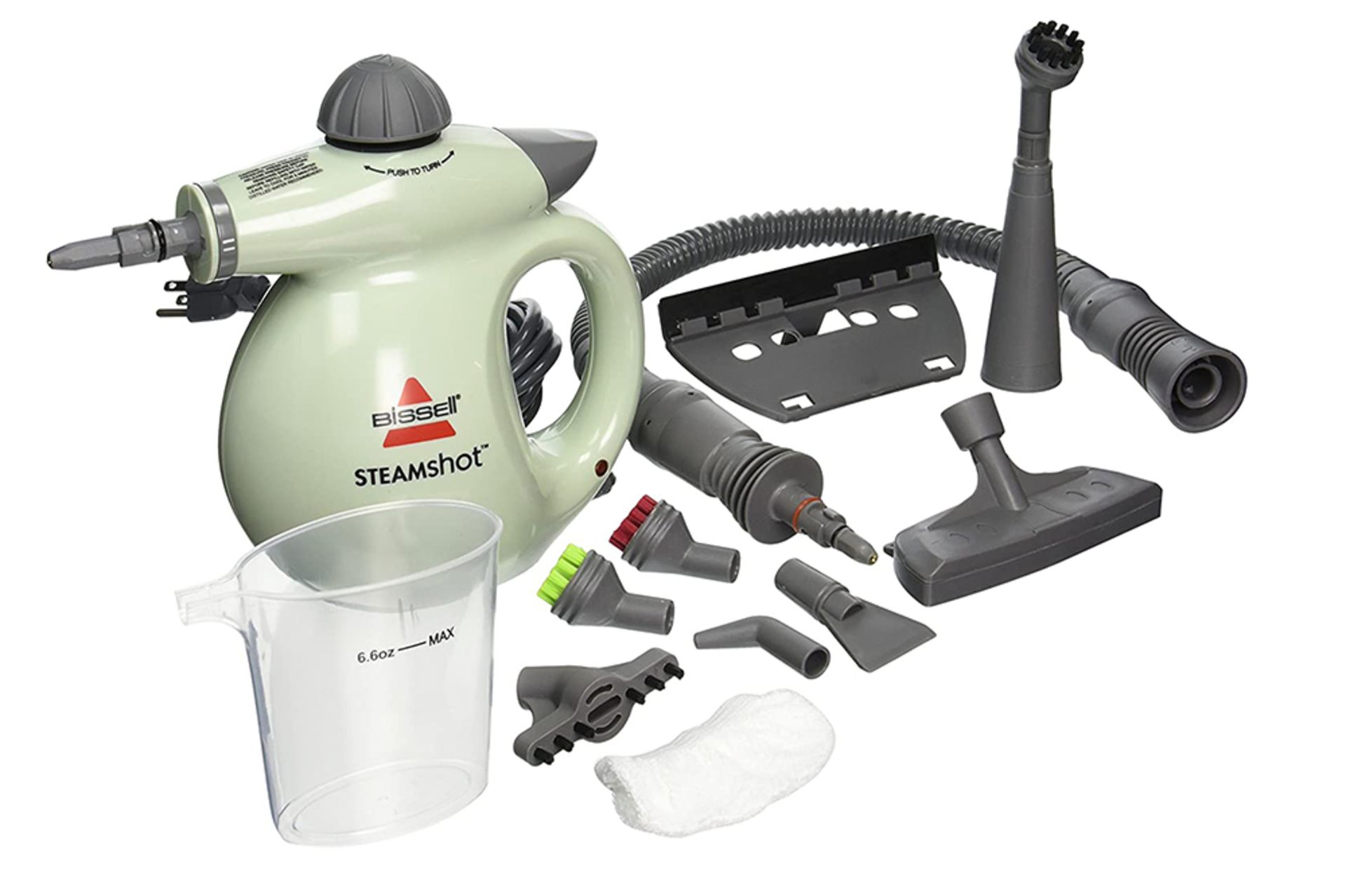 RRP-£45 BISSELL SteamShot | Multi-Purpose Handheld Steam Cleaner | Natural Chemical-Free Cleaning |