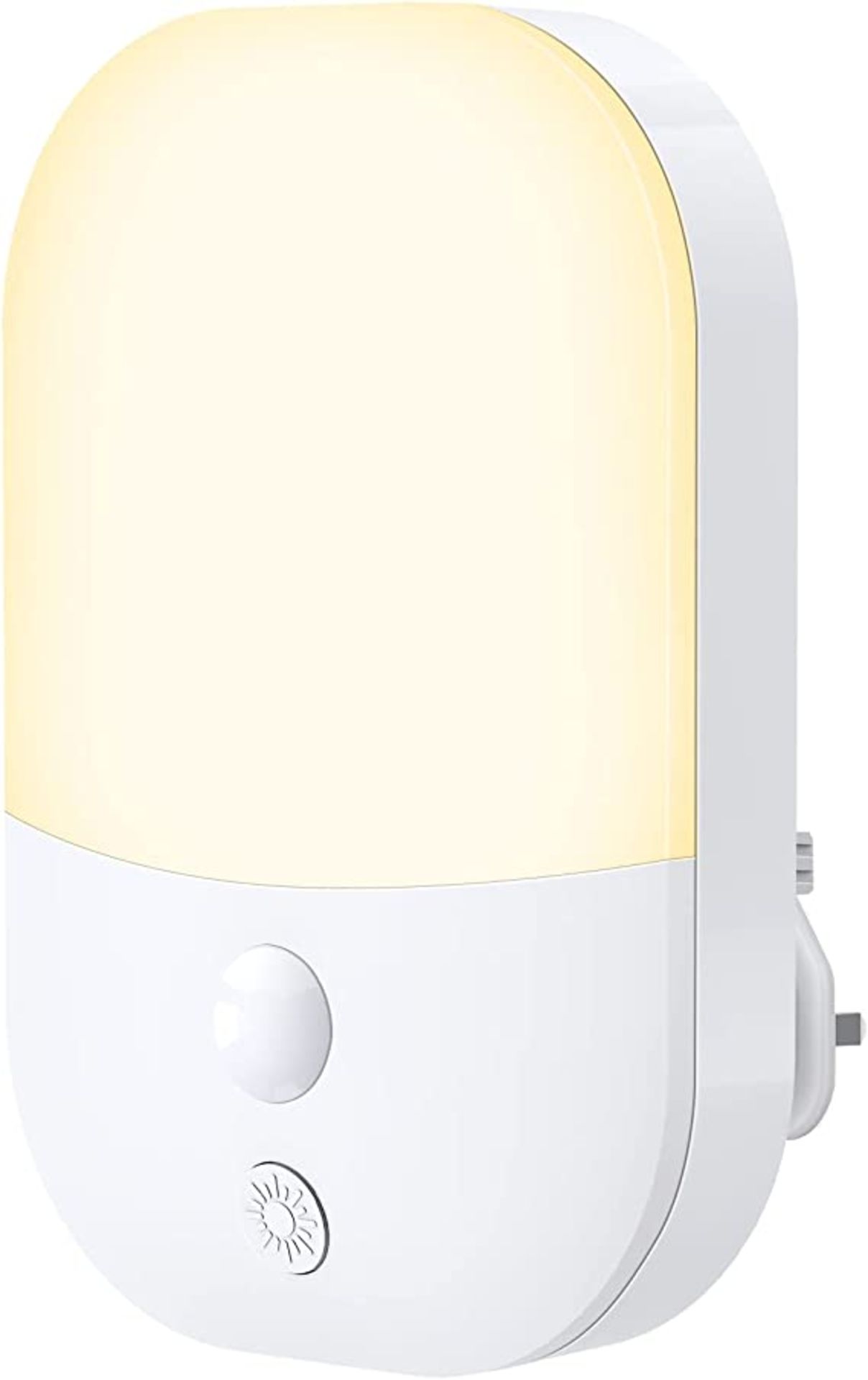 RRP-£4 Night Light Plug in Walls, Night Light with 5 Levels of Brightness and Dusk to Dawn Photocell