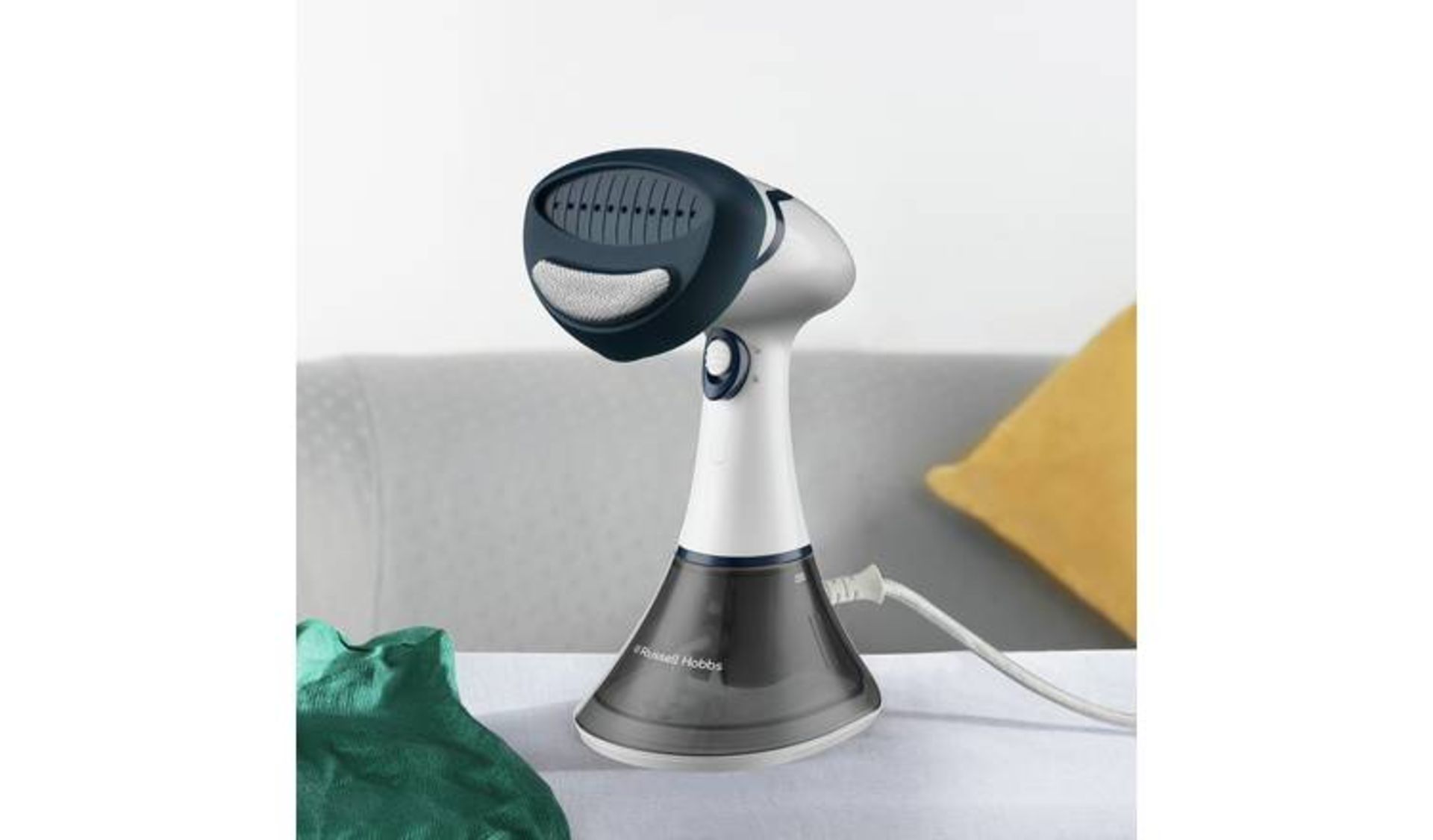 RRP-£26 Russell Hobbs 25591 Steam Genie Essential Hand Held Steamer - Handheld Clothes Steamer for G