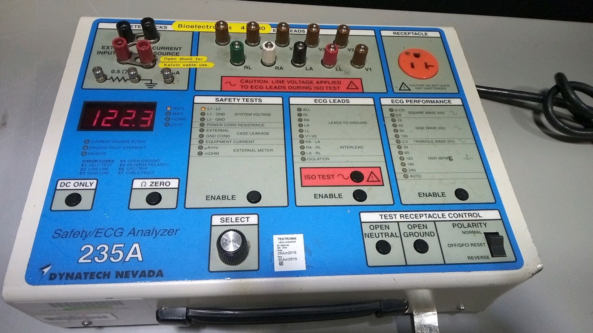 DYNATECH NEVADA 235A SAFETY ANALYZER