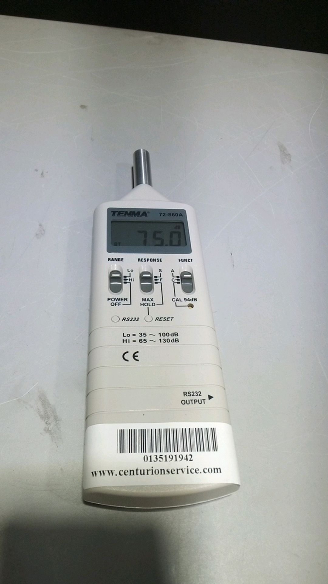 TENMA 72-860A SOUND LEVEL METER