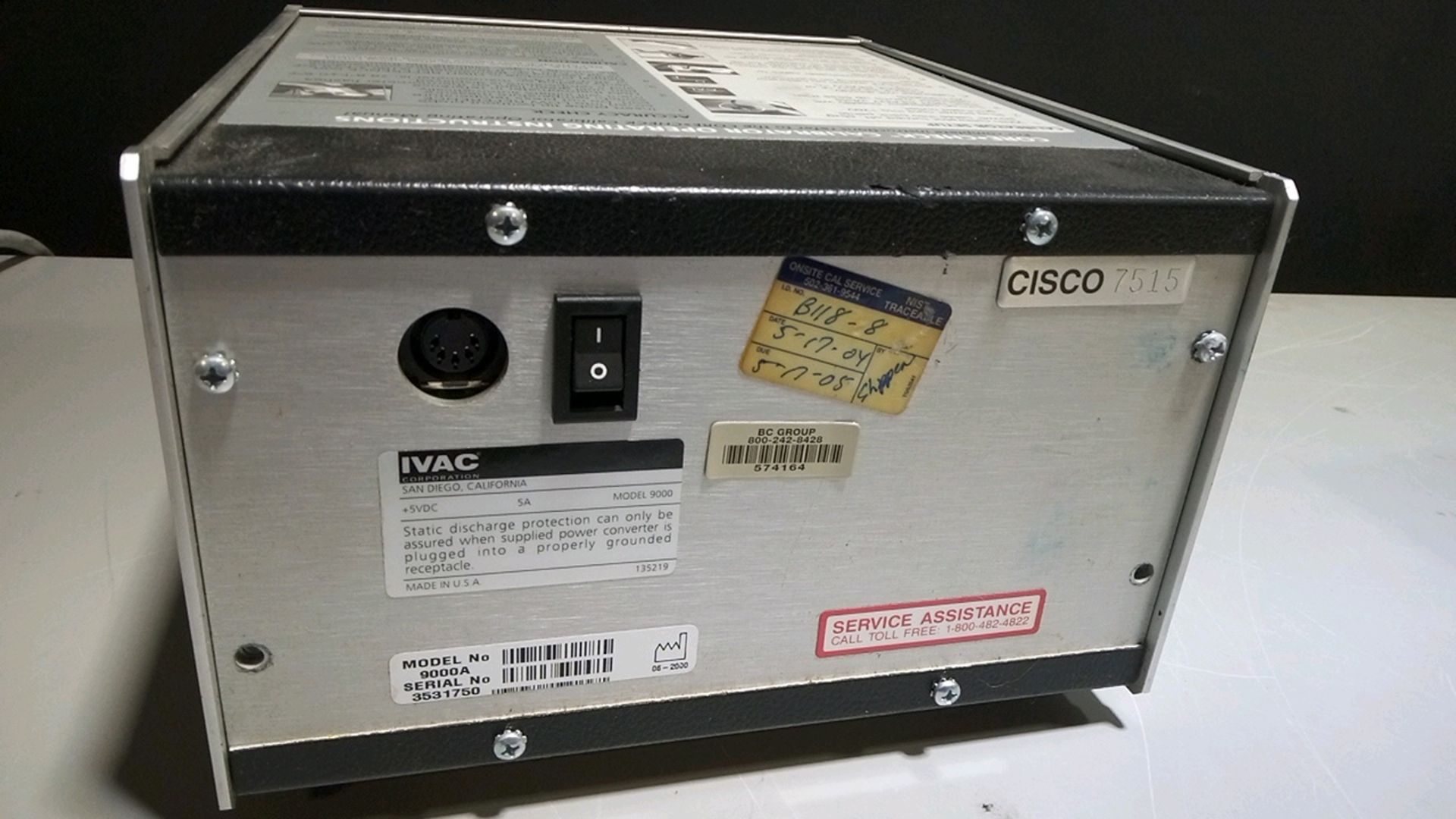 IVAC 9000 CALIBRATOR - Image 2 of 2