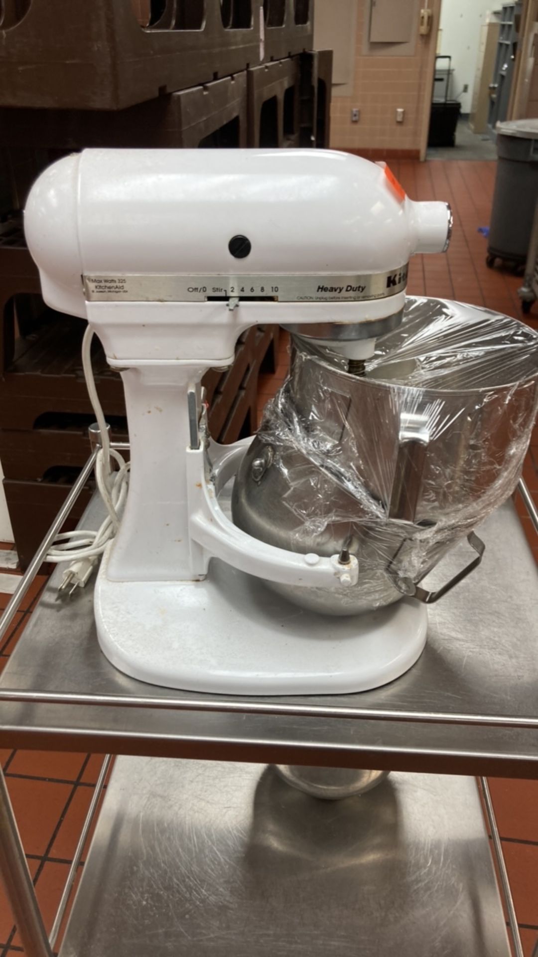 KITCHENAID MIXER WITH ACCESSORIES - Image 3 of 7