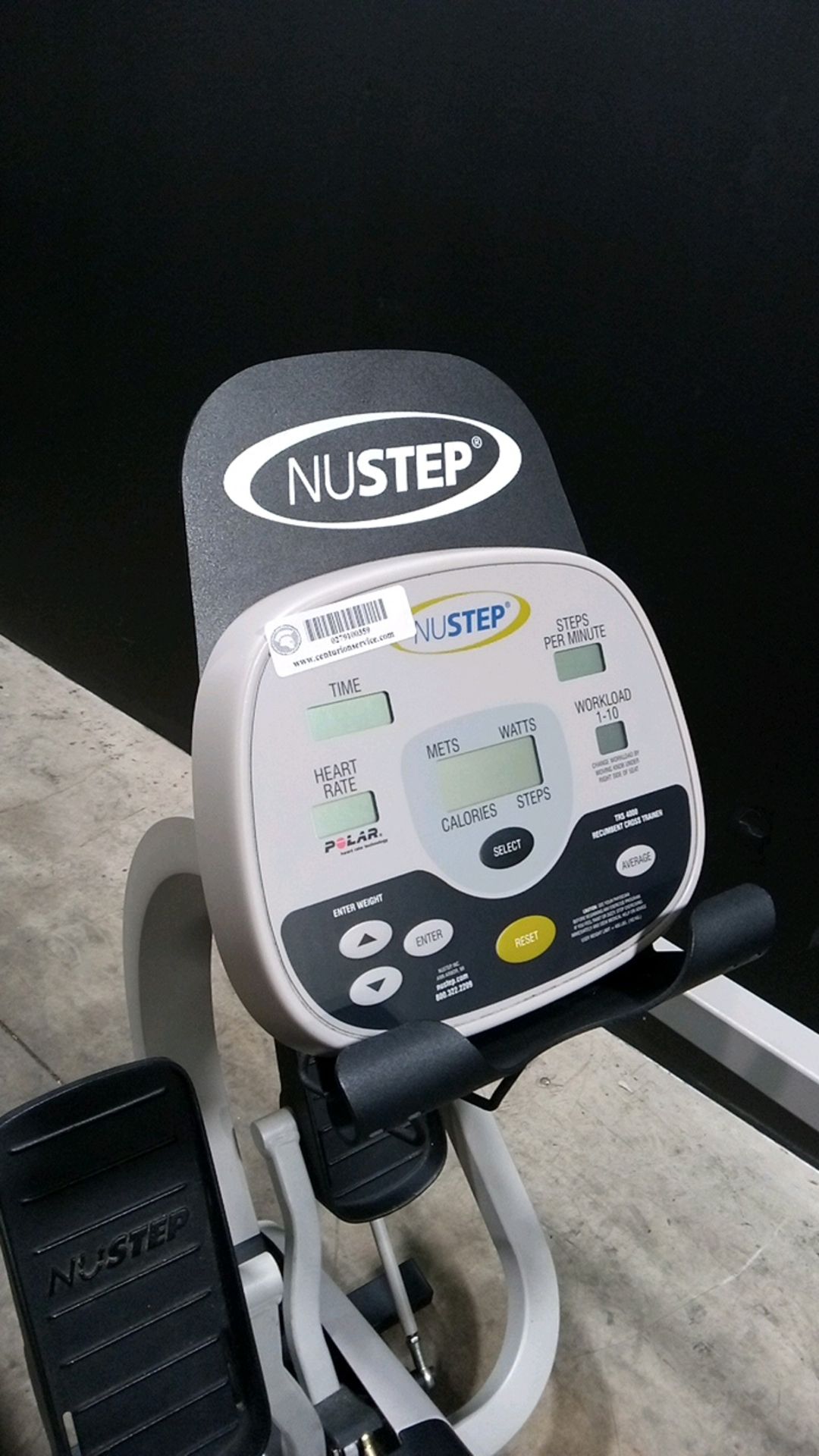 NUSTEP TRS 4000 RECUMBENT STEPPER - Image 2 of 2