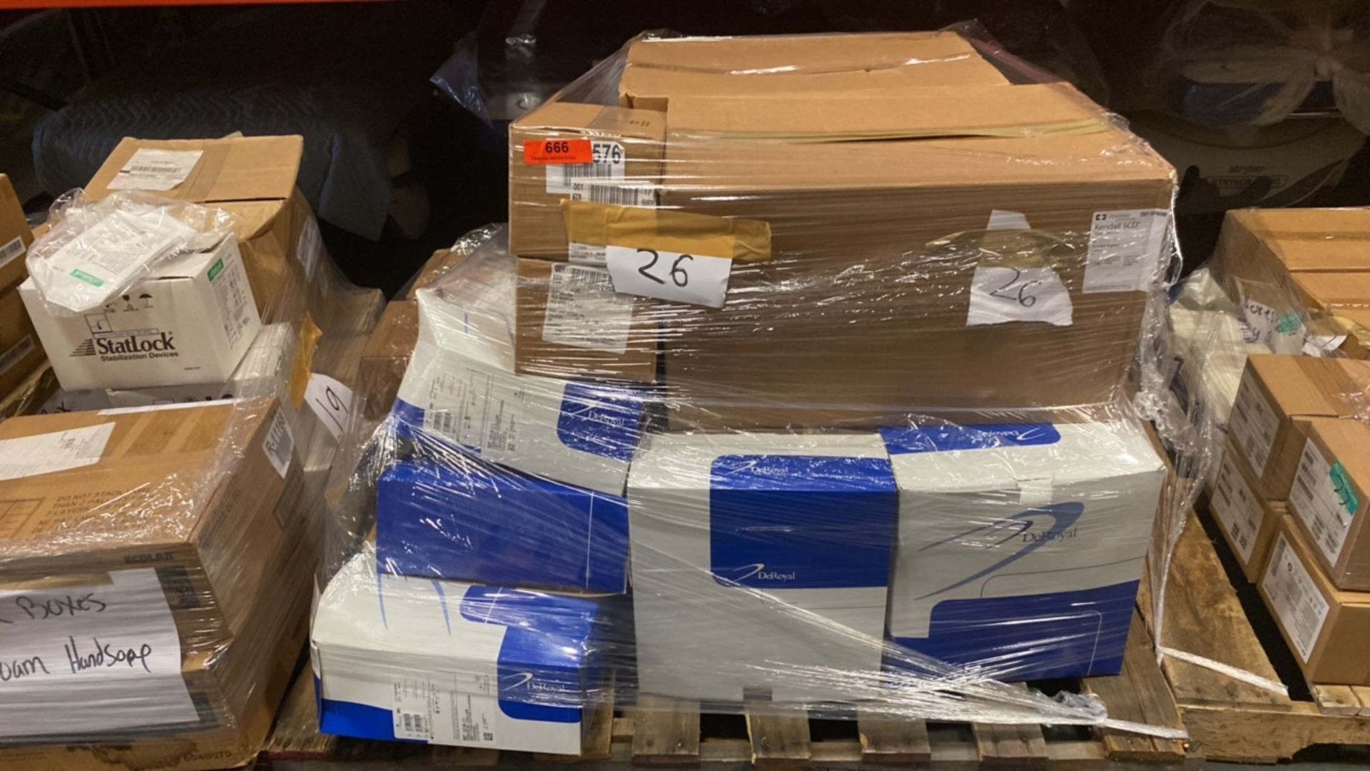 PALLET AND CONTENTS TO INCLUDE: 4 (107 indv. )Boxes of Express Sleeves with 7 indvs. ? 7 Boxes of