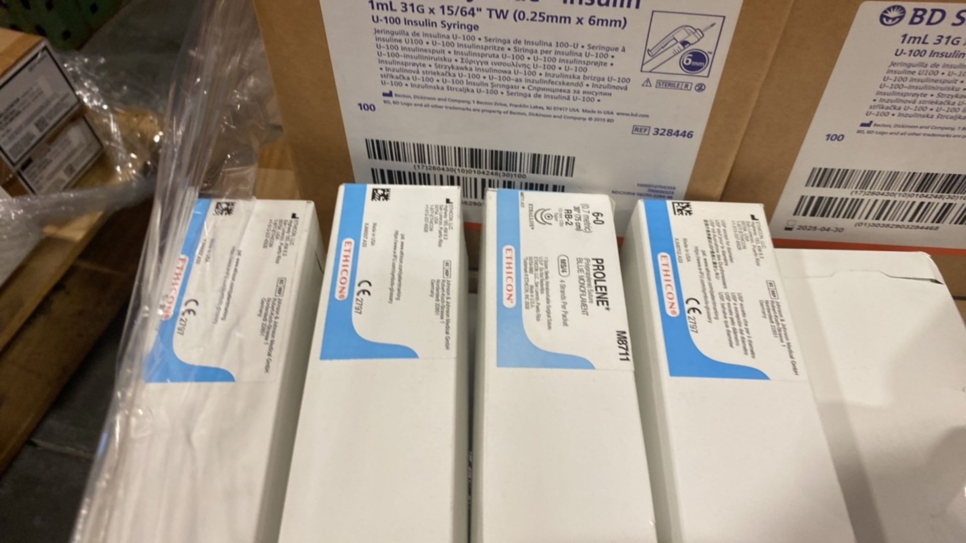 PALLET AND CONTENTS TO INCLUDE: 2 Boxes (200 indv.) of BD SafetyGlide Insulin U-100 Insulin - Image 2 of 4