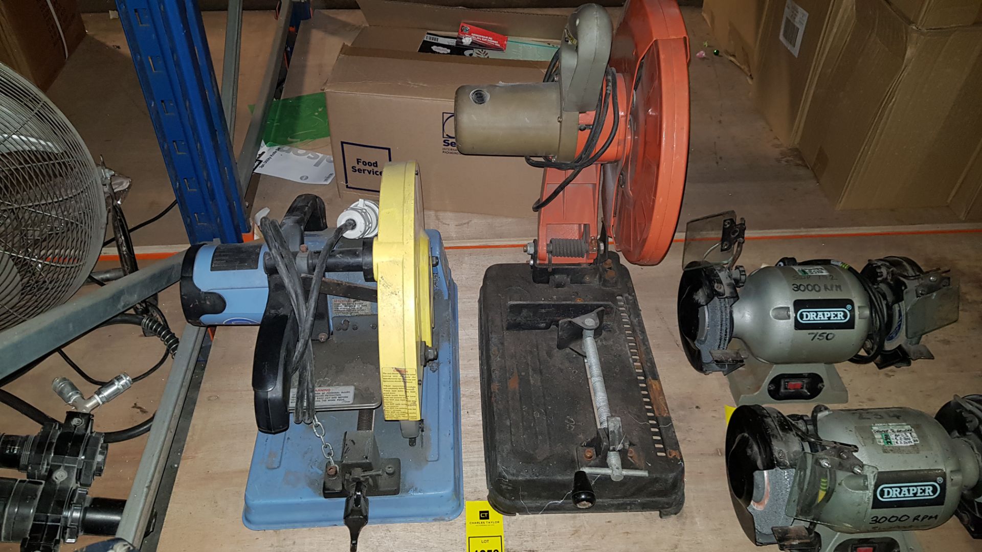 2 X CUTTER IE. 14 ABRASIVE CUT OF SAW & JEPSON ELIMINATOR DRY CUTTER