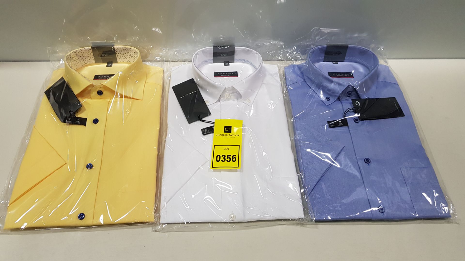 20 X BRAND NEW MENS DESIGNER SHIRTS IN VARIOUS STYLES AND SIZES IE ETERNA