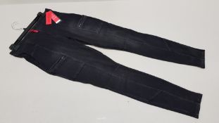 8 X BRAND NEW SPANX CARGO BACK POCKET ZIPPER JEANS SIZE M (UK 12-14, ORIG RRP $128 EACH - TOTAL $