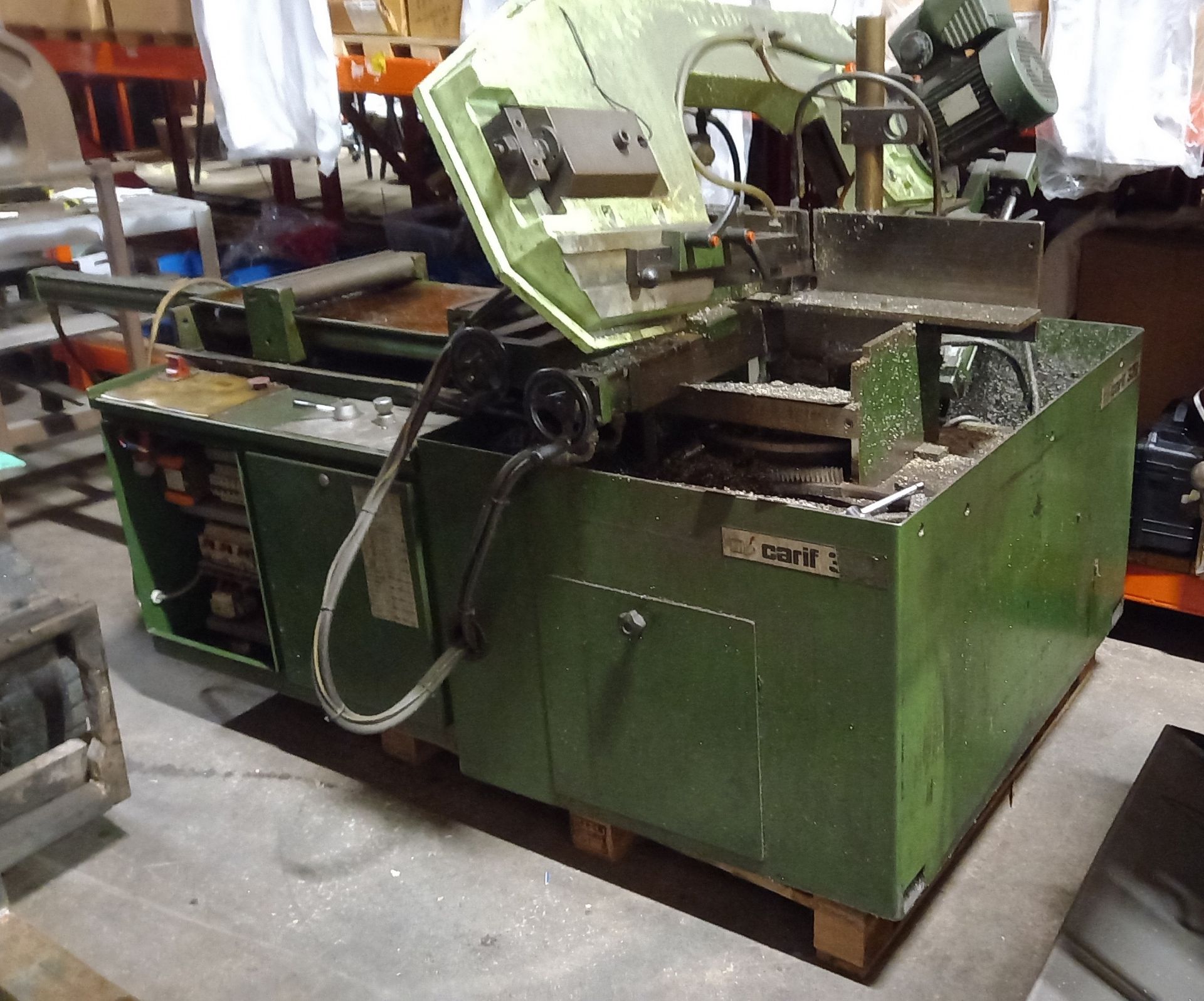 CARIF 320 BANDSAW (NO ELECTRICAL COVER THEREFORE TO BE SOLD AS SPARE / REPAIR)