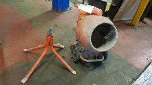 BELLE 110V CEMENT MIXER WITH STAND MODEL - M12B SERIAL - 631121M12B