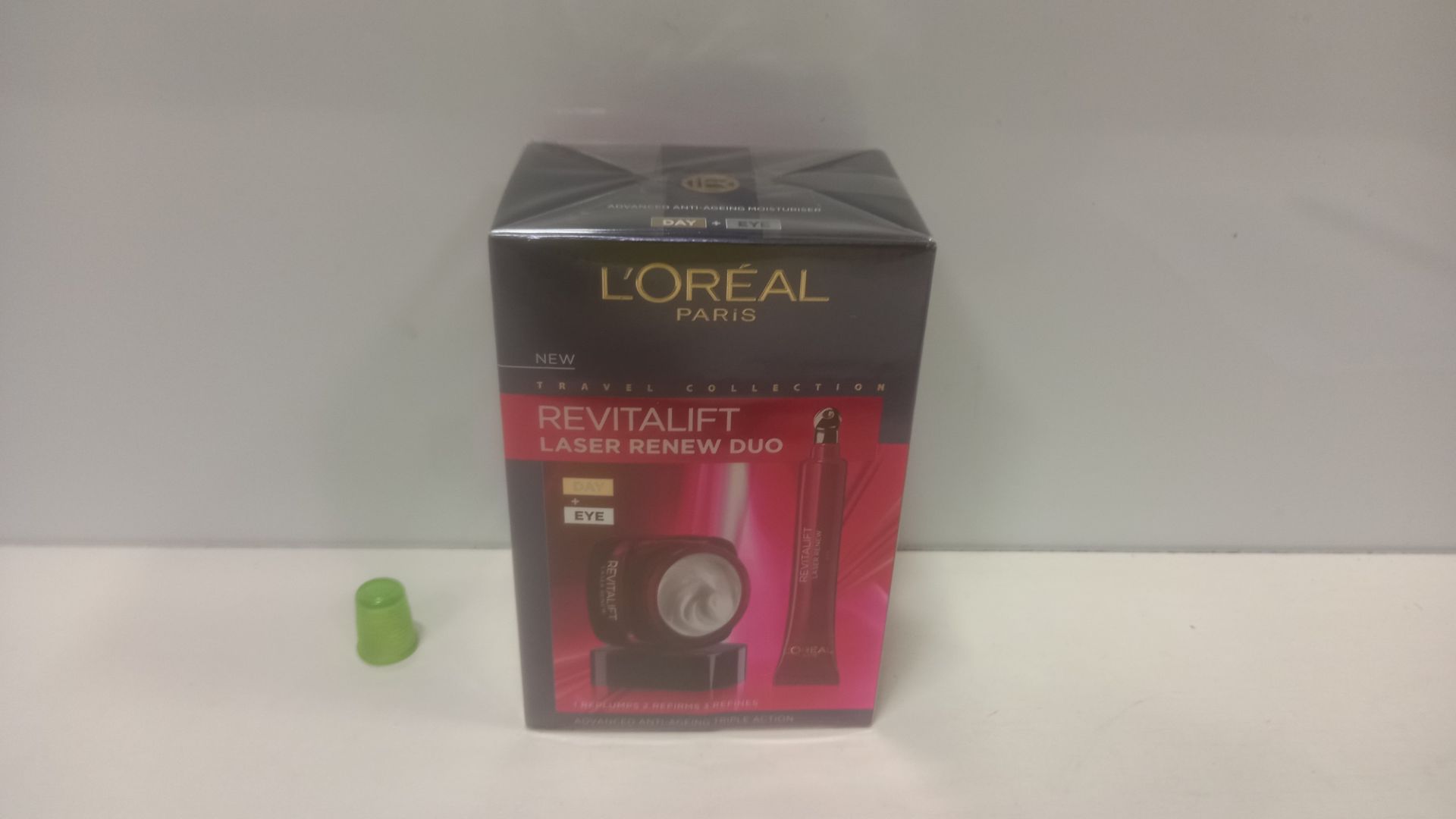 15 X BRAND NEW LOREAL PARIS REVITALIFT LASER RENEW DUO (DAY + EYE) TRAVEL COLLECTION TRIPLE ACTION