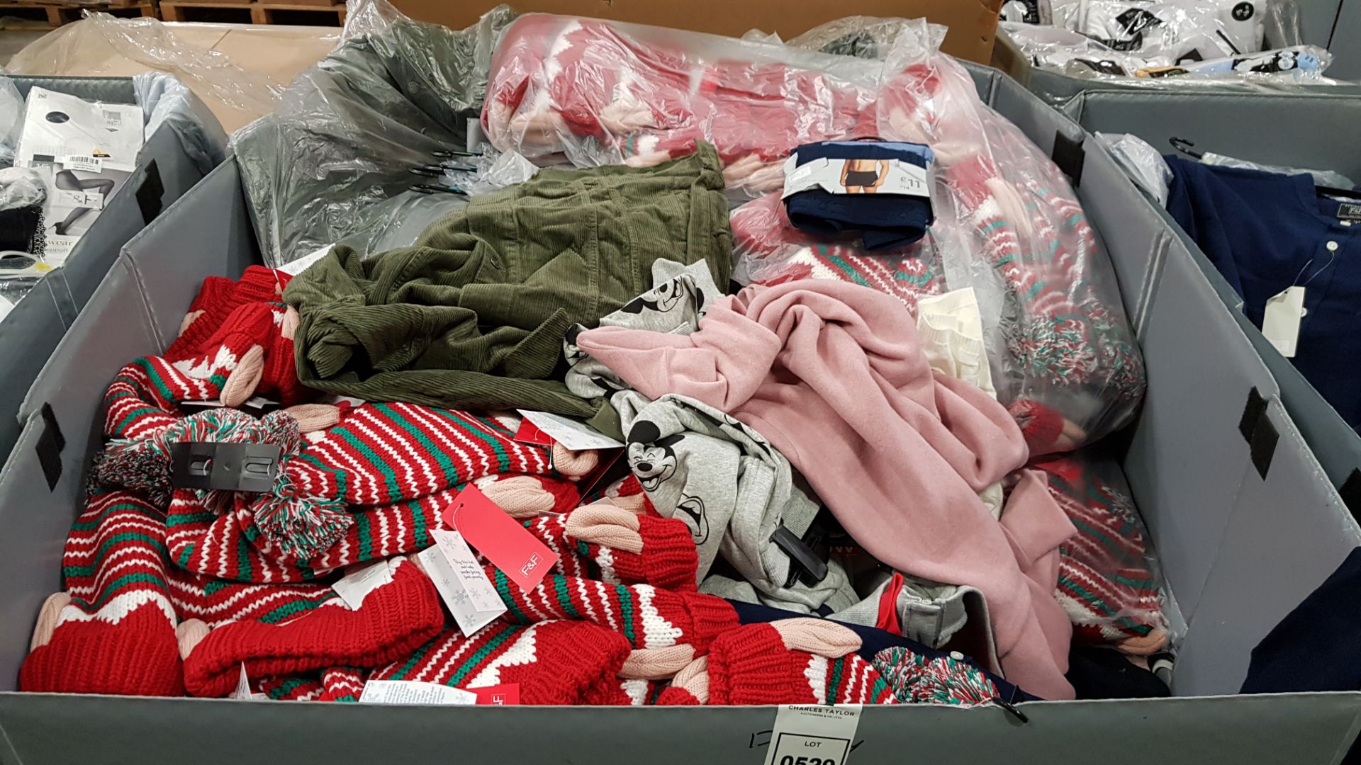 FULL PALLET OF F&F CLOTHING - ALL STORE PULLS / DAMAGED GOODS TO INCLUDE- FANCY DRESS , MINIMOUSE