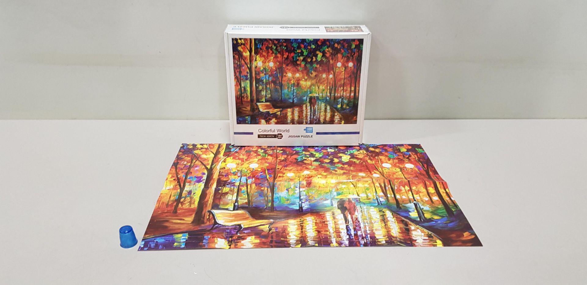 64 X BRAND NEW 70CM X 50CM JIGSAW PUZZLES 1000PC (IN 2 LARGE OUTER CARTONS)