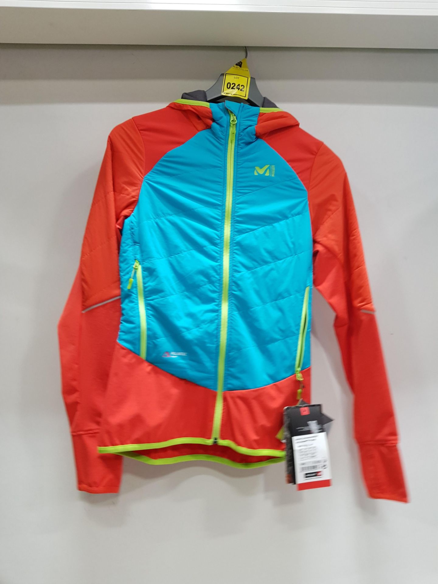 BRAND NEW MILLET POLARTEC JACKET IN ORANGE/BLUE ( SIZE UK XS)