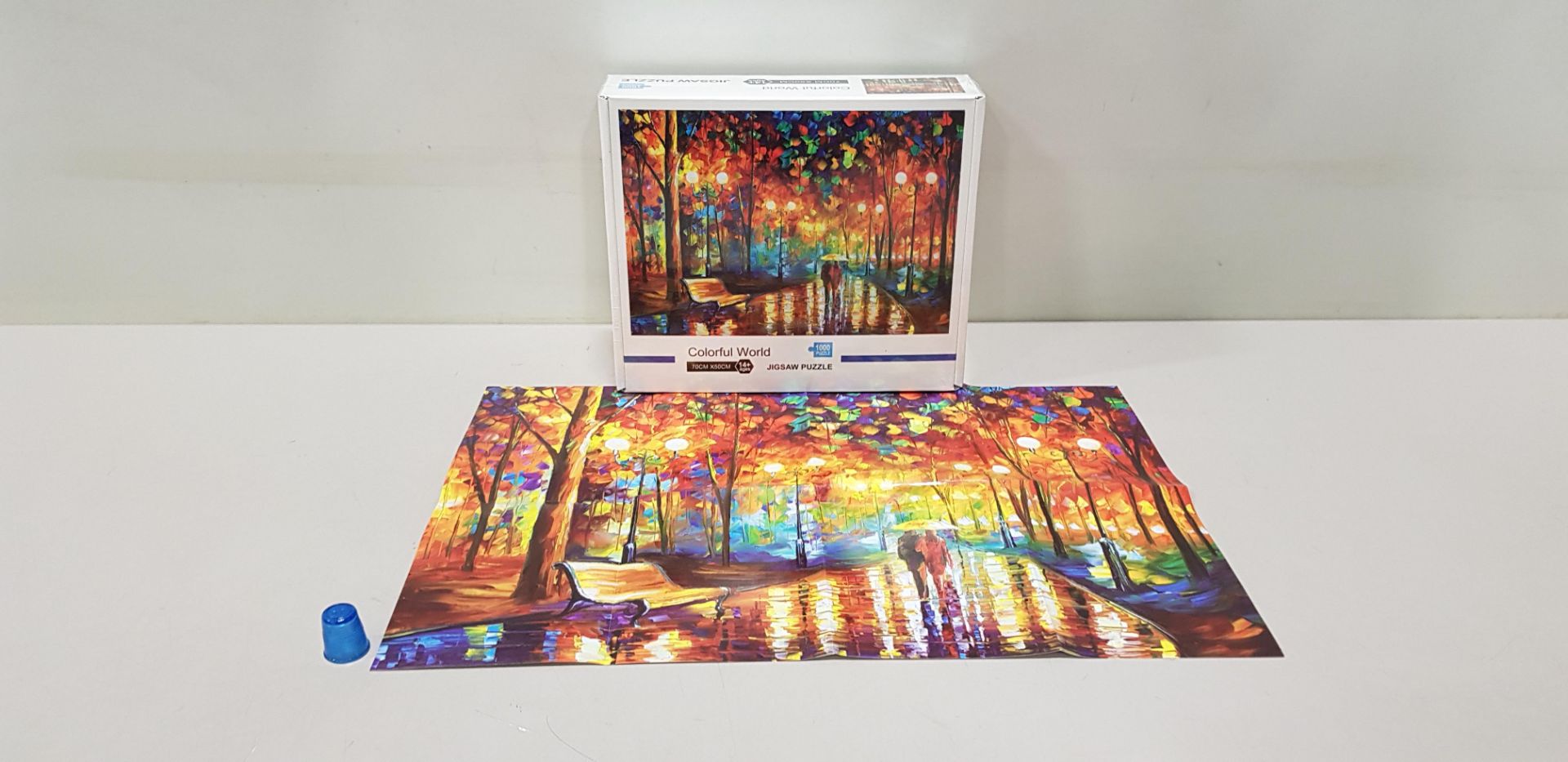 64 X BRAND NEW 70CM X 50CM JIGSAW PUZZLES 1000PC (IN 2 LARGE OUTER CARTONS)