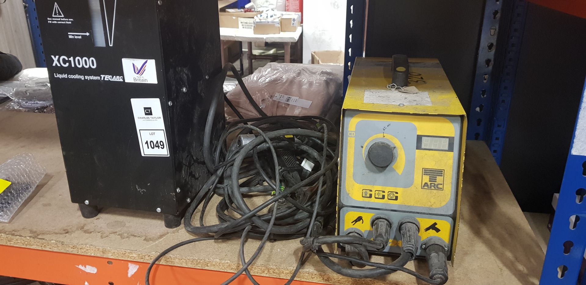 TAYLOR CD200 STUD WELDER WITH TEC ARC XC1000 COOLING SYSTEM