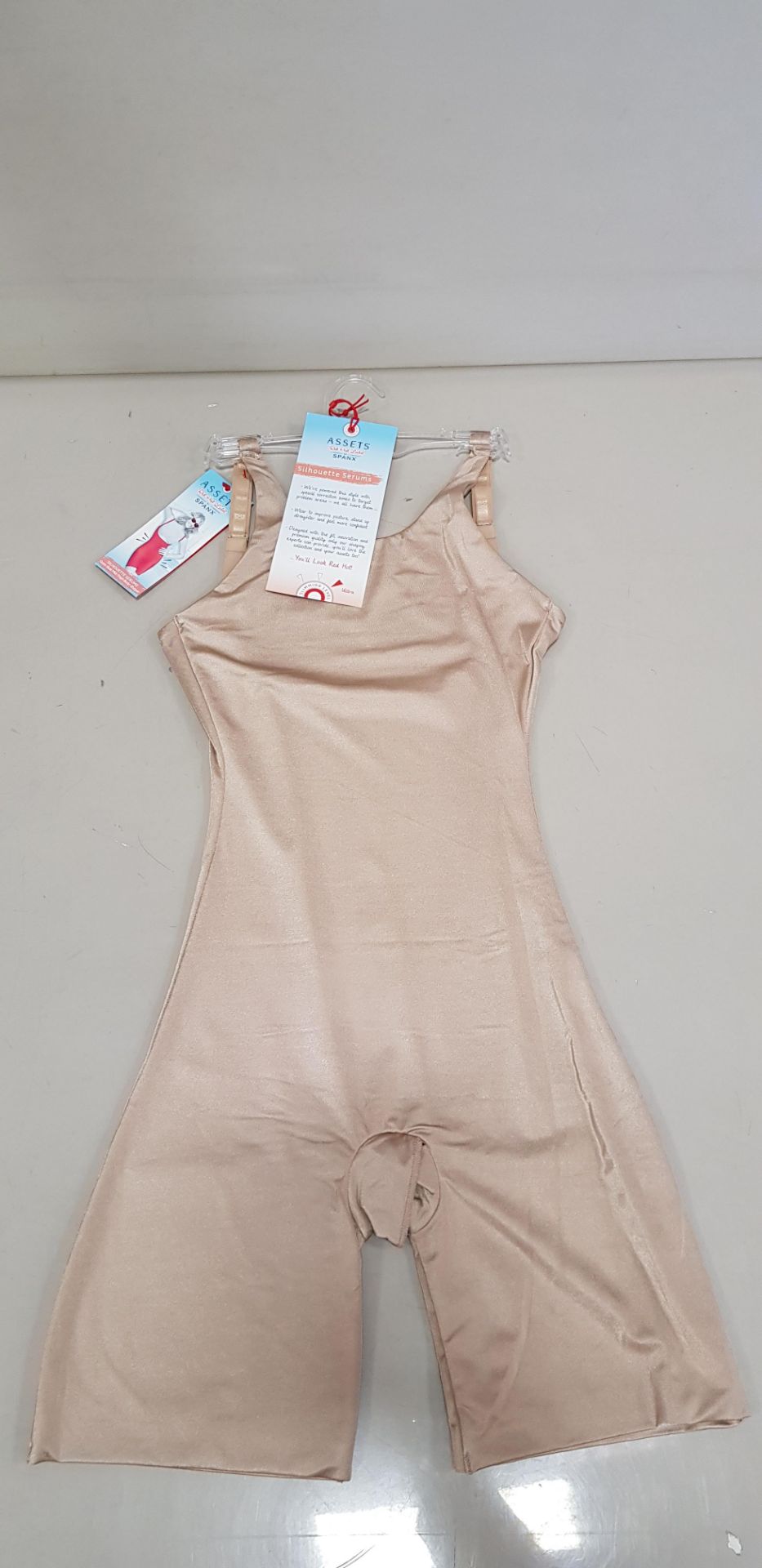 25 X BRAND NEW SPANX OPEN BUST MID THIGH BODY SHAPERS IN VERY BARE SIZE SMALL