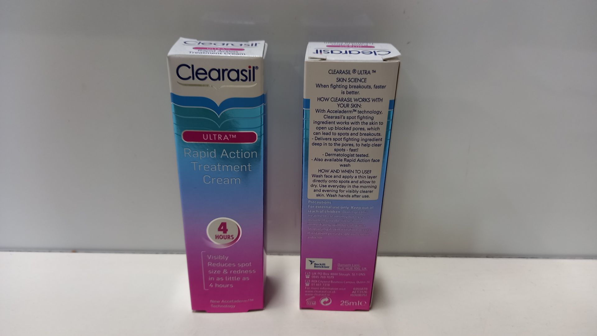 25 X BRAND NEW CLEARASIL ULTRA RAPID ACTION TREATMENT CREAM (25ML) - PICK LOOSE